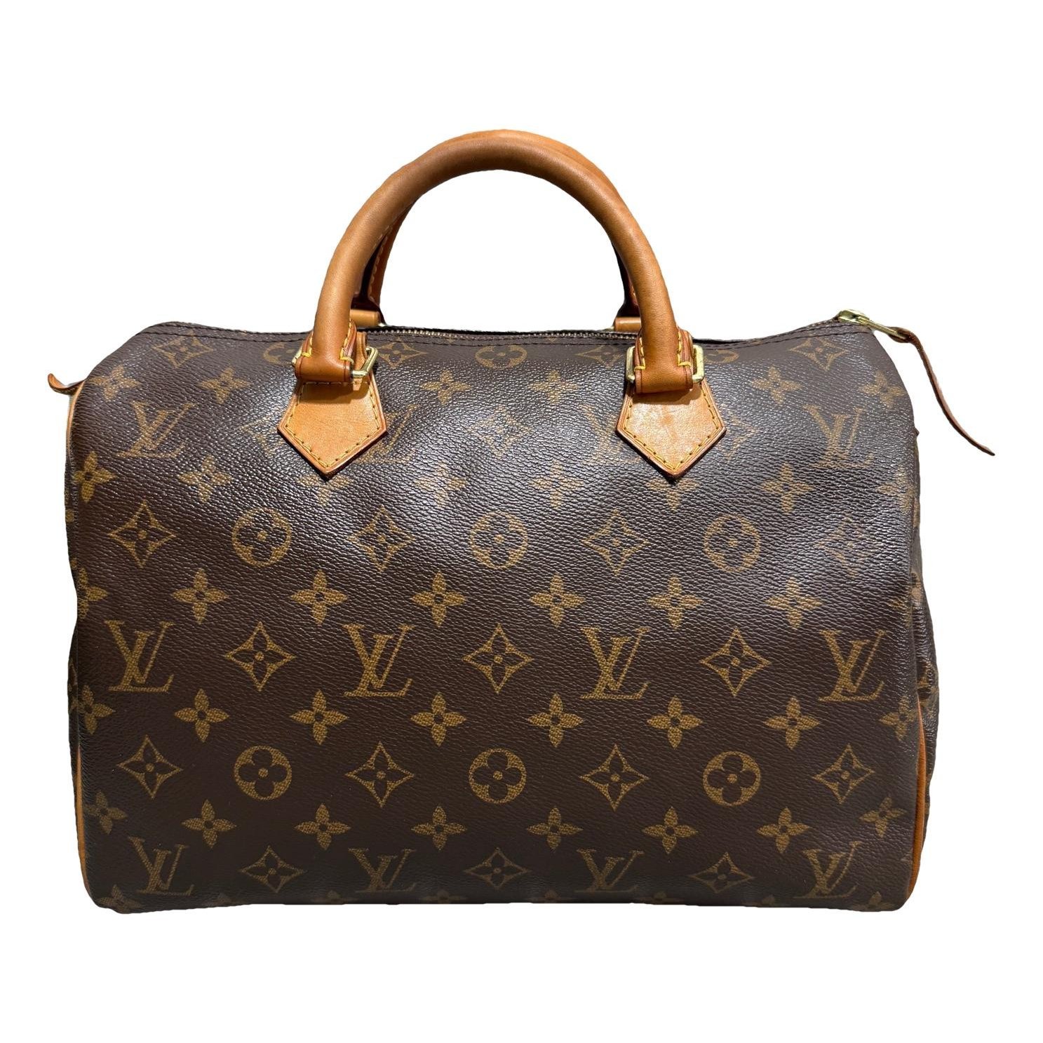 Speedy leather handbag