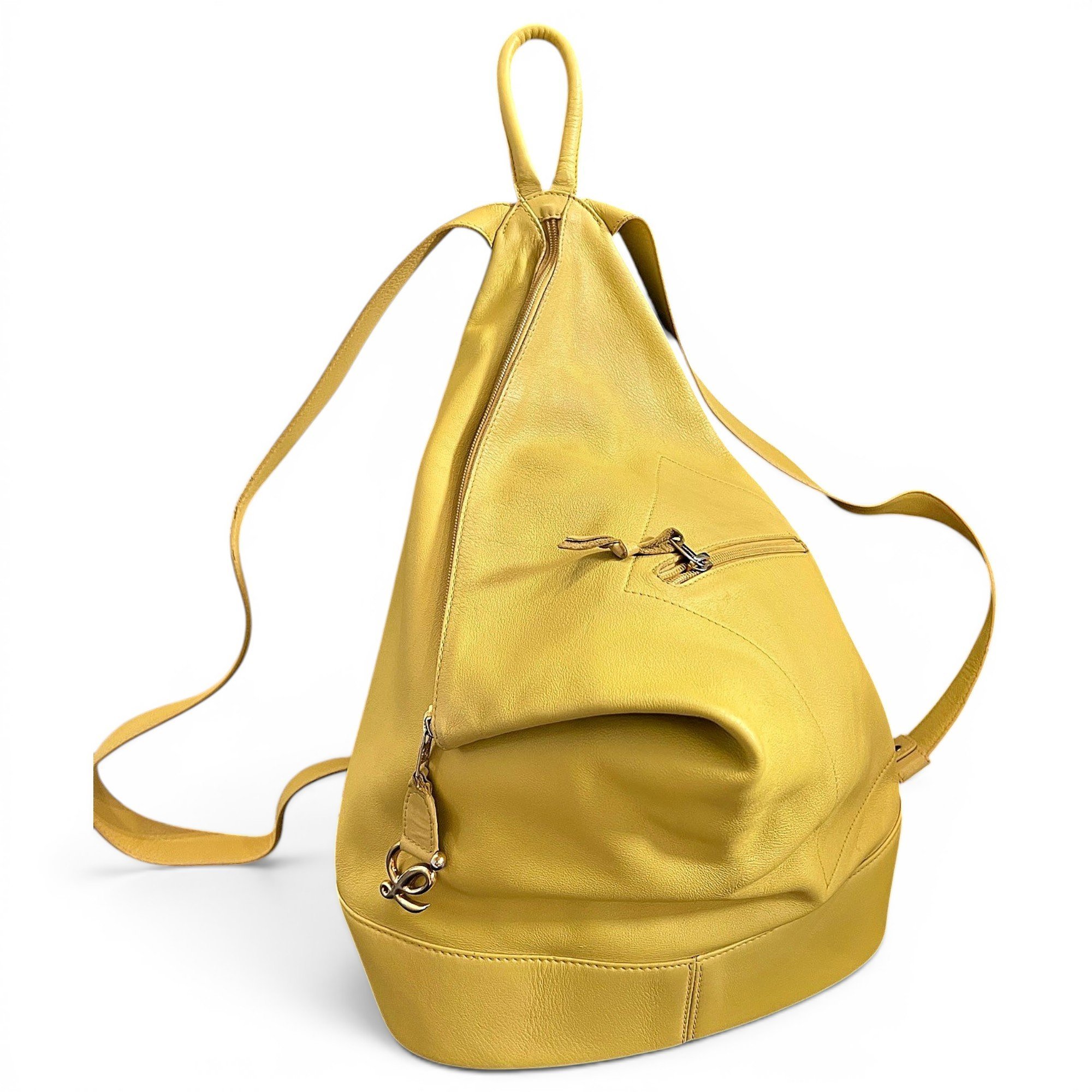 Hammock leather backpack
