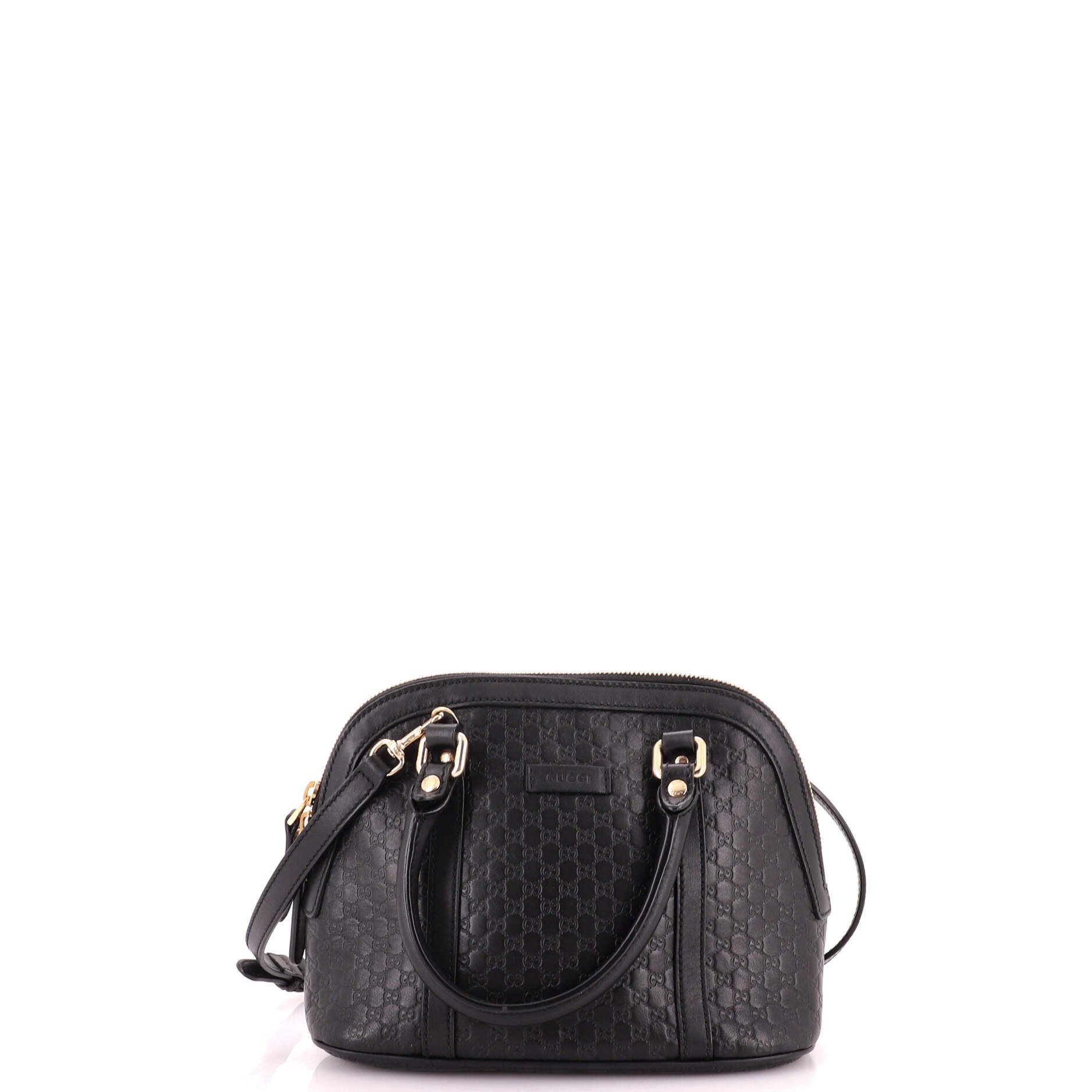 Convertible Dome Satchel Microguccissima Leather Mini