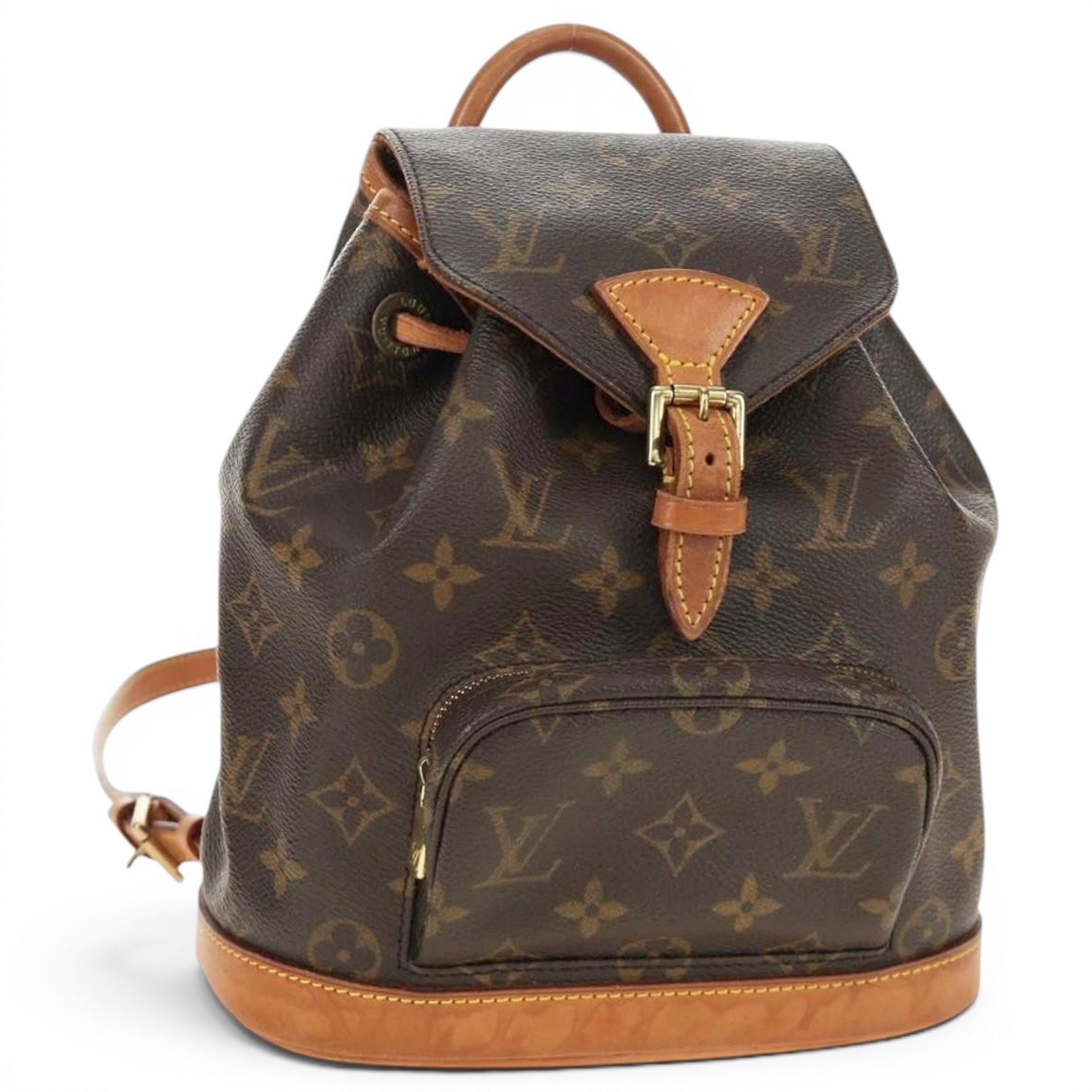 Montsouris leather backpack