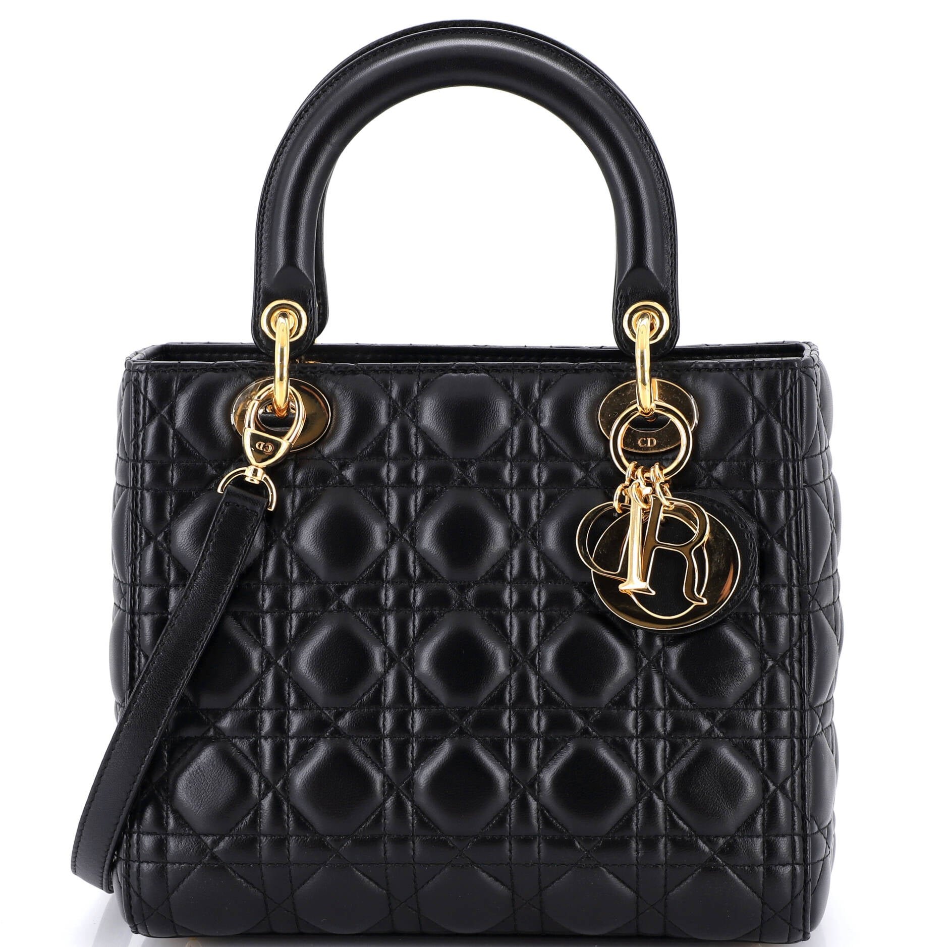 Dior Lady Dior Bag Cannage Quilt Lambskin Medium
