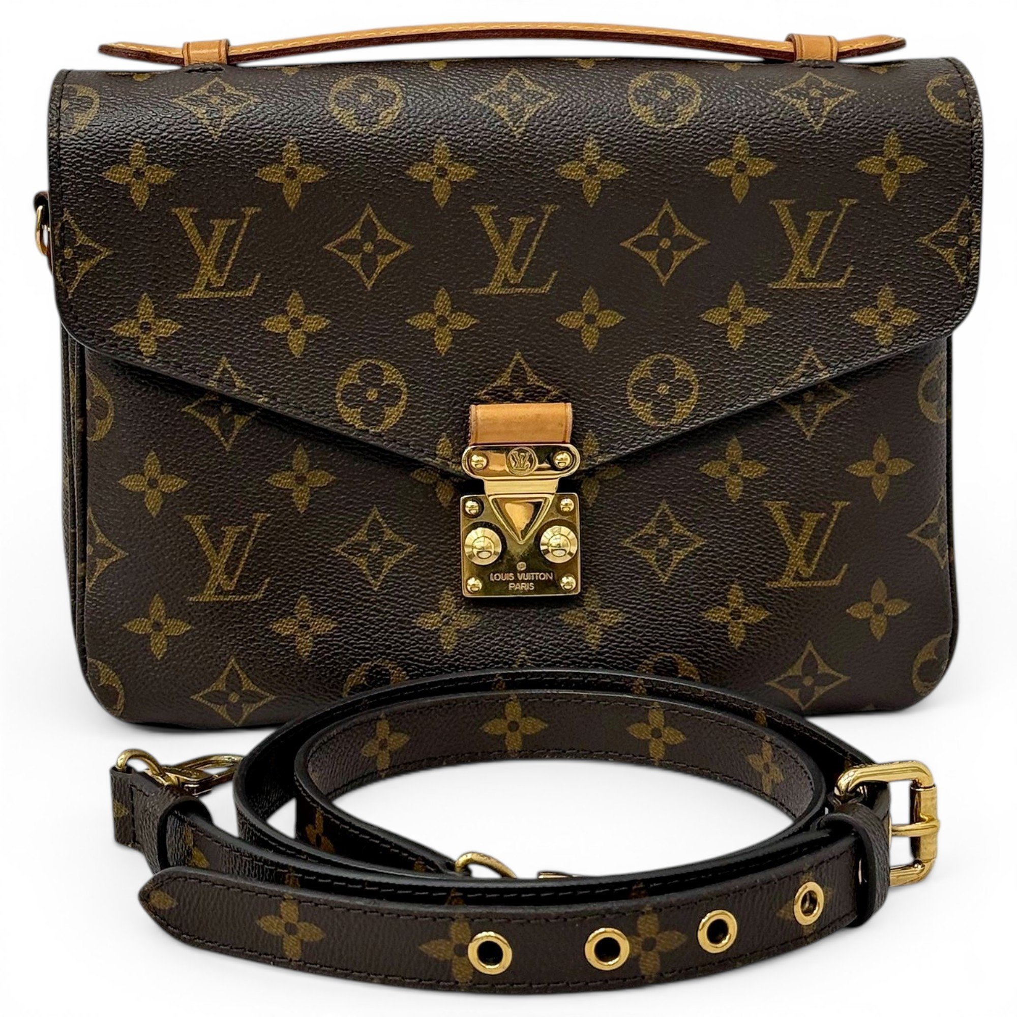 Metis leather handbag