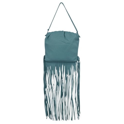 Leather clutch bag