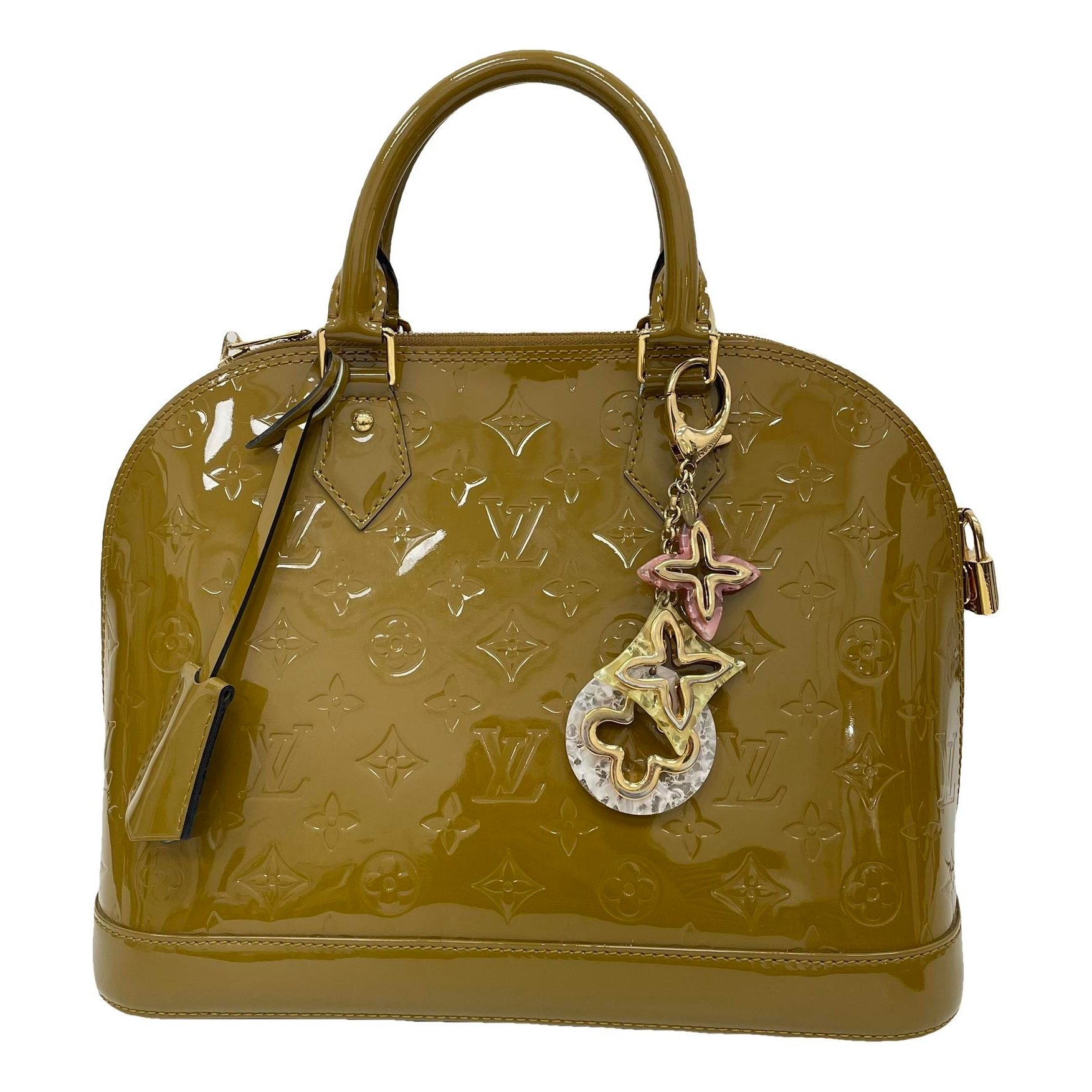 Alma patent leather handbag