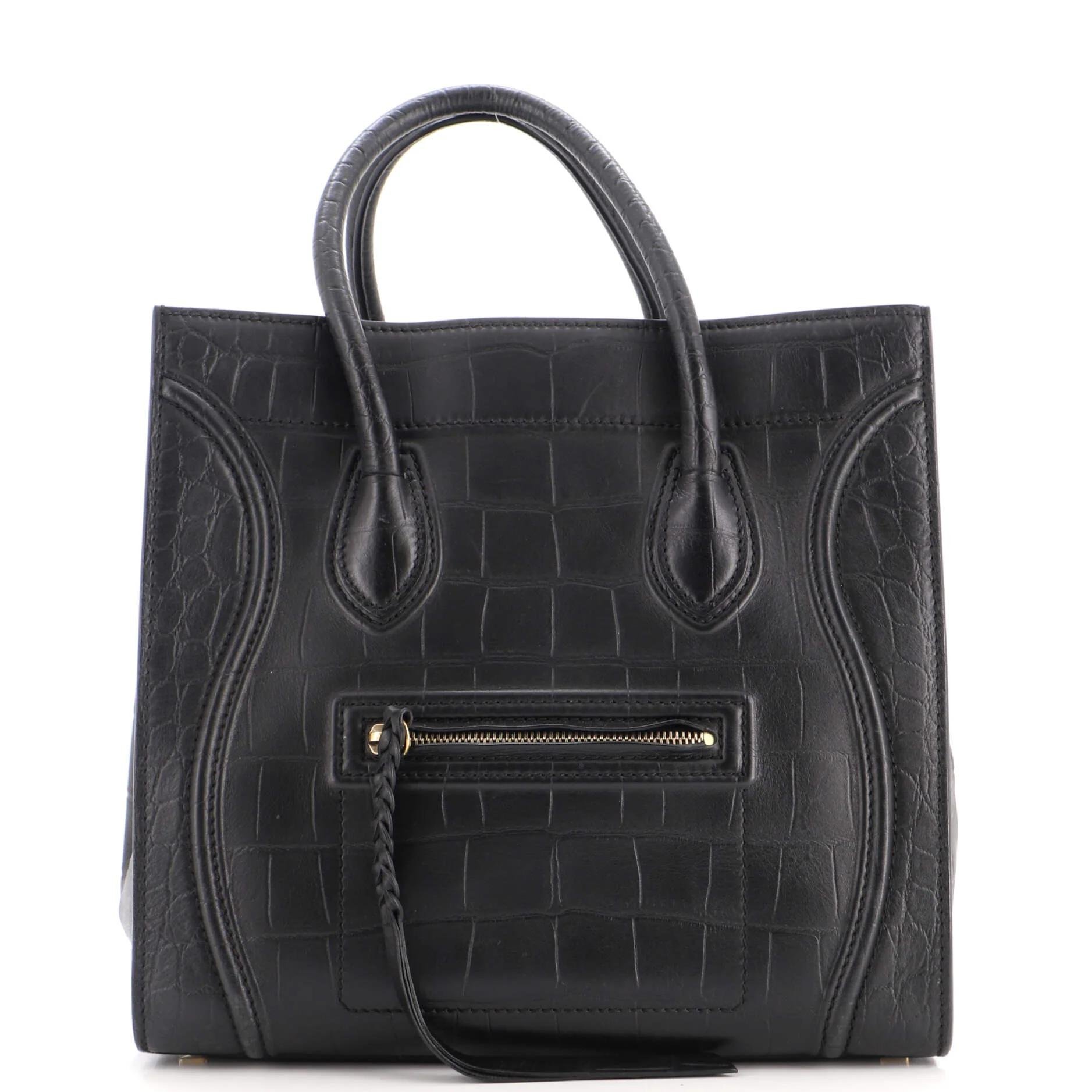 Leather tote