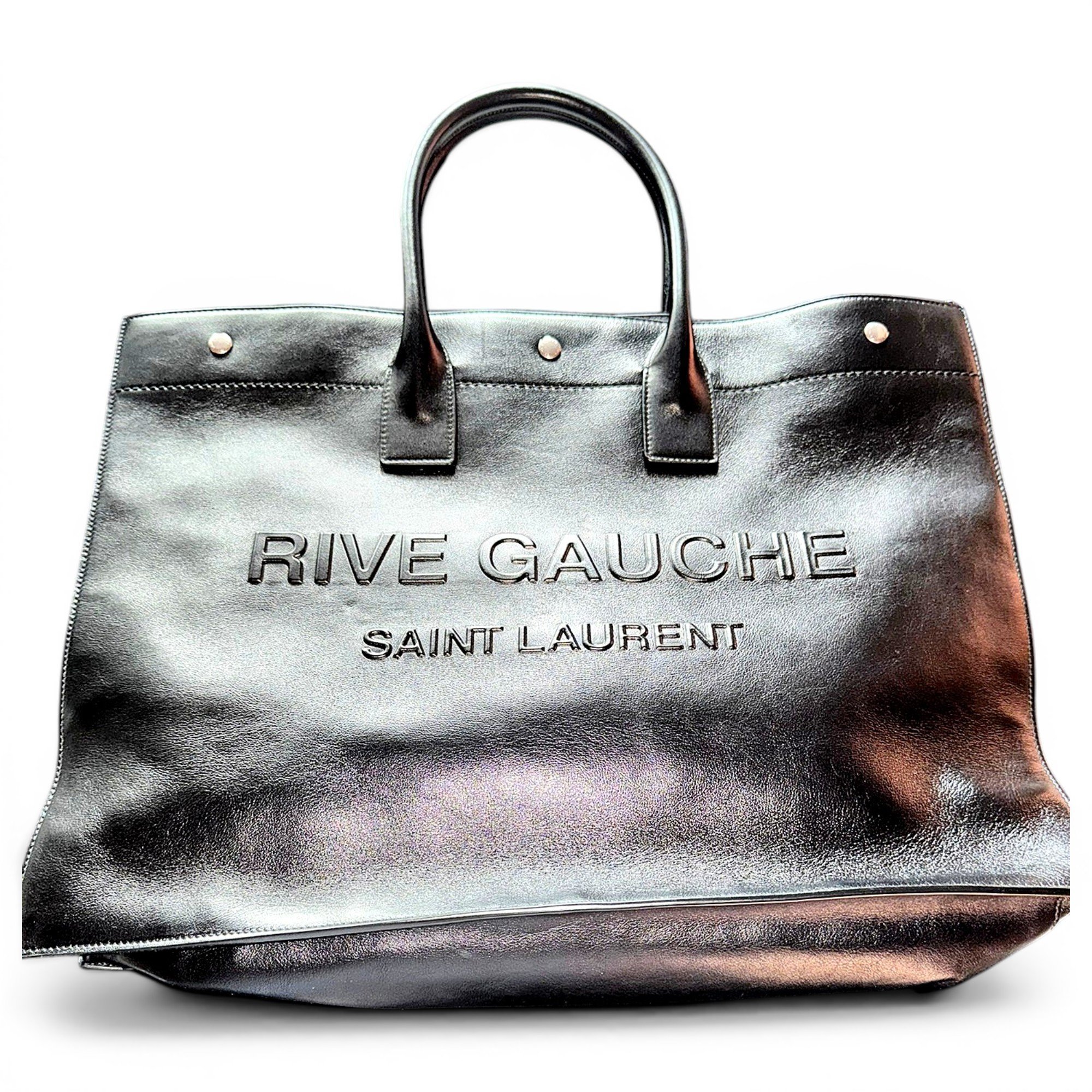 Rive Gauche leather tote