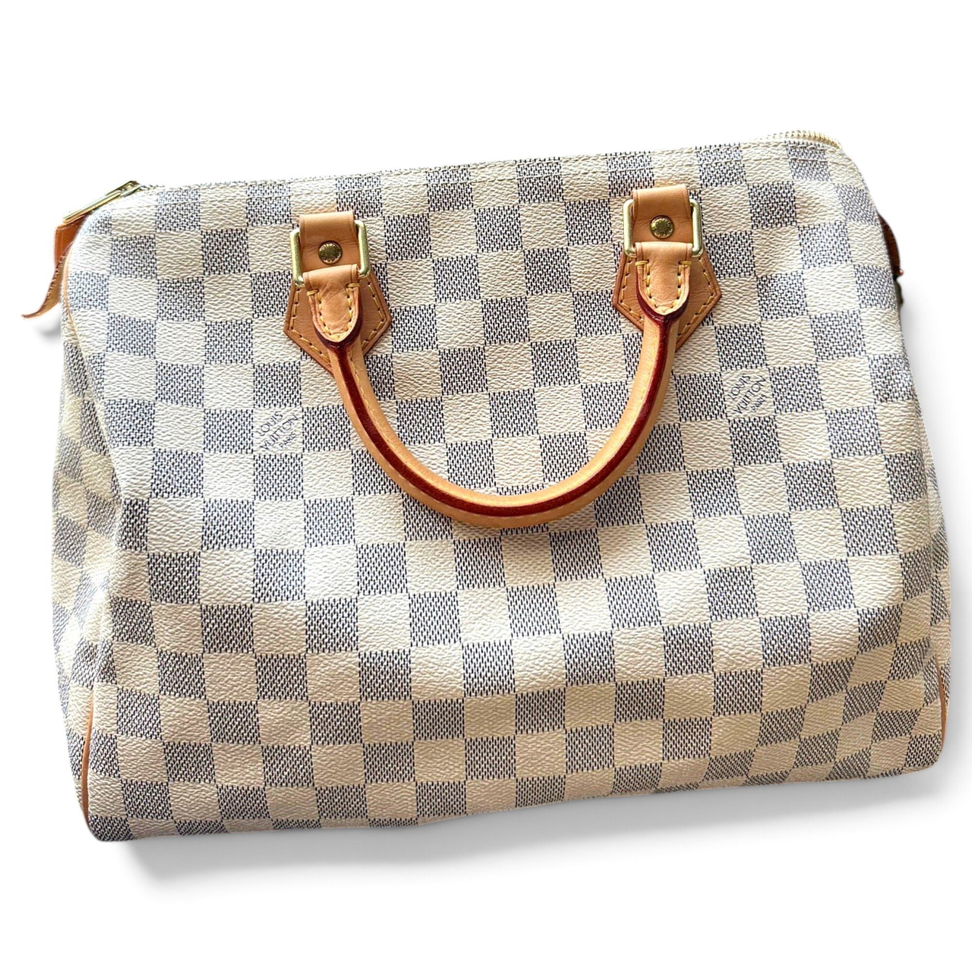 Speedy leather handbag