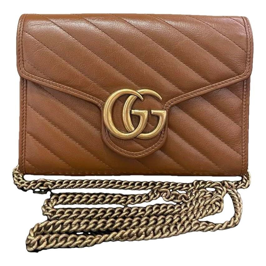 GG Marmont Chain leather crossbody bag
