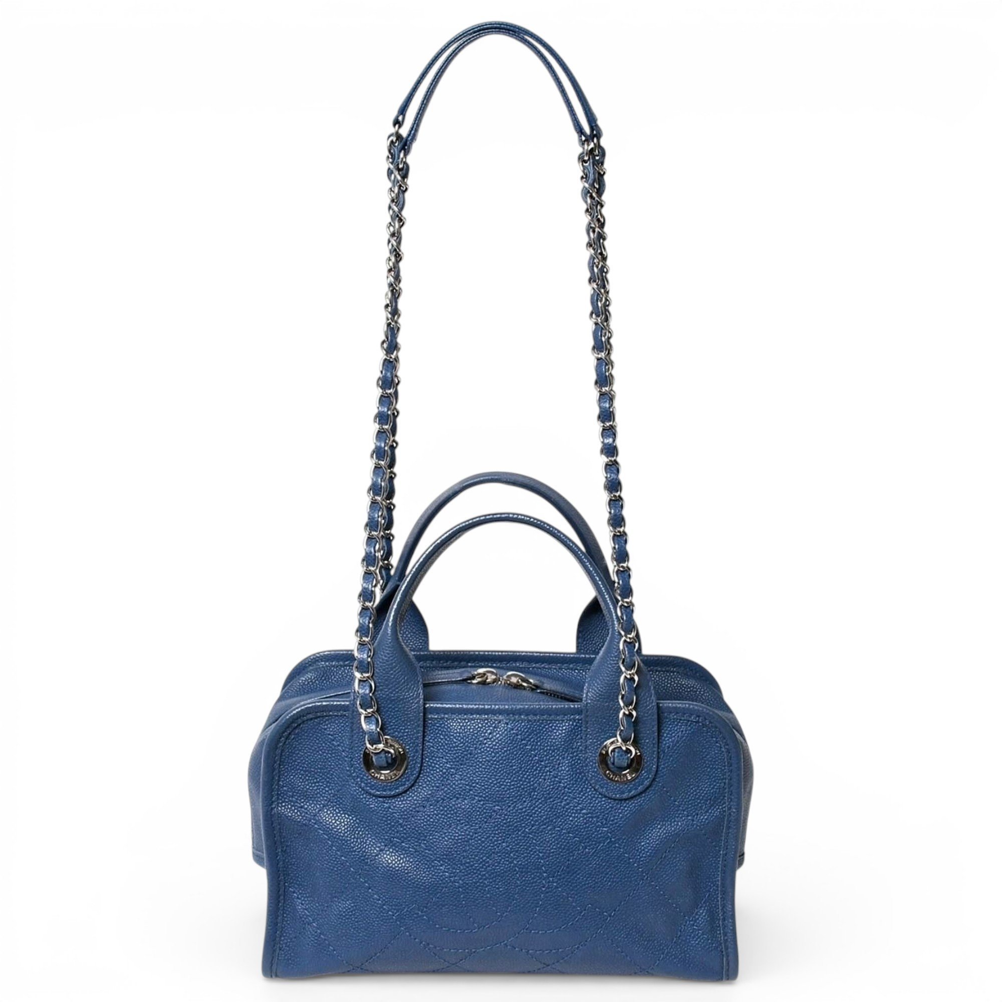 Deauville leather handbag
