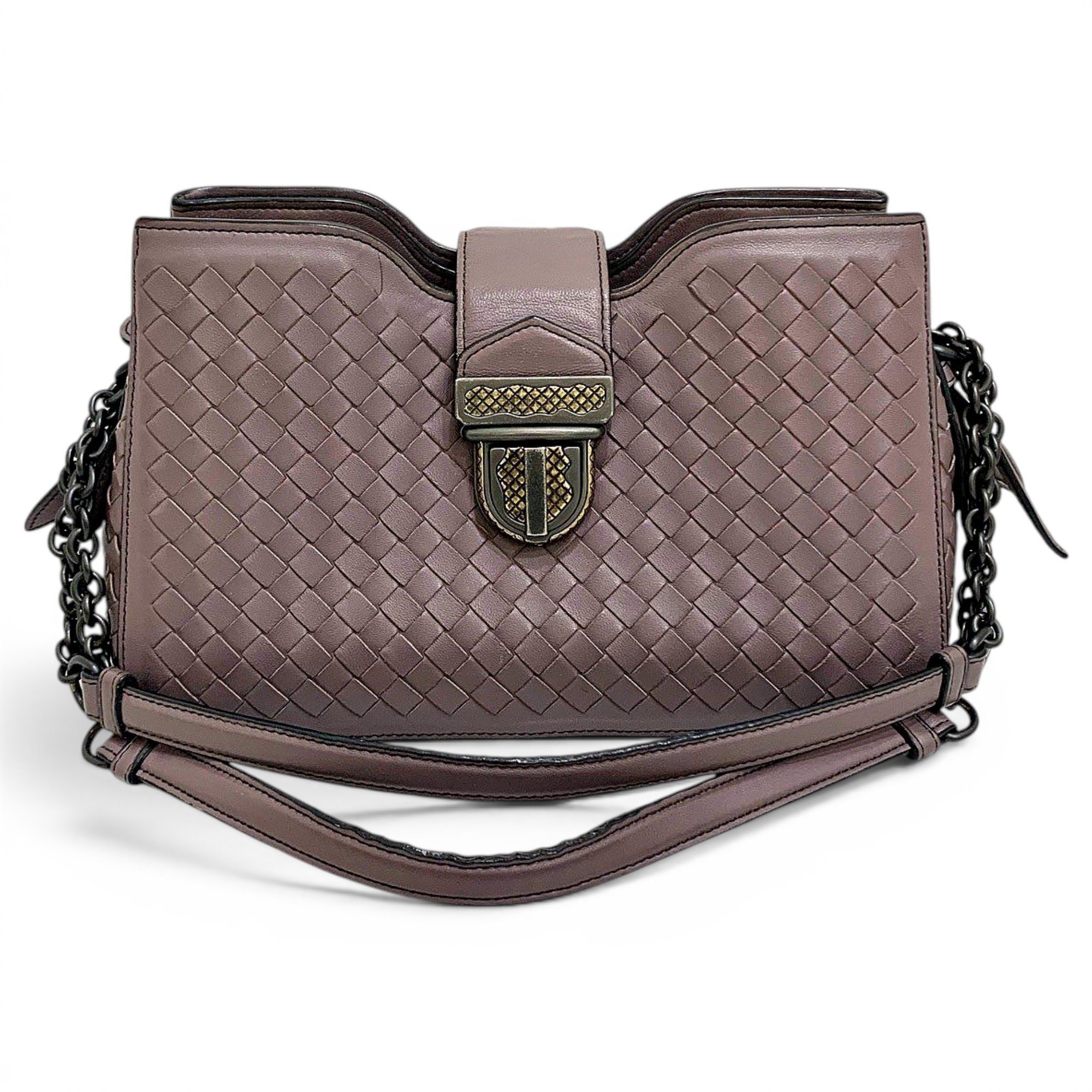 Leather handbag