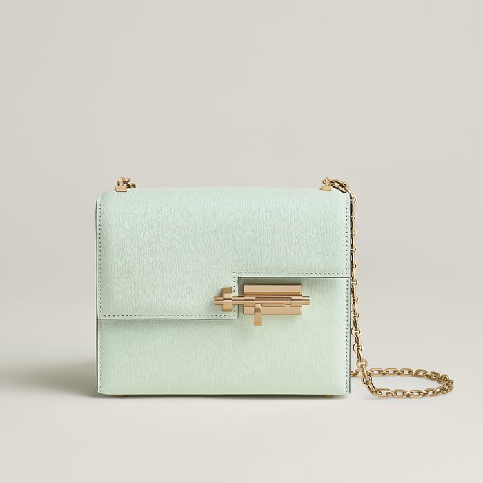 Vert Peppermint Verrou Chaine Mini Bag