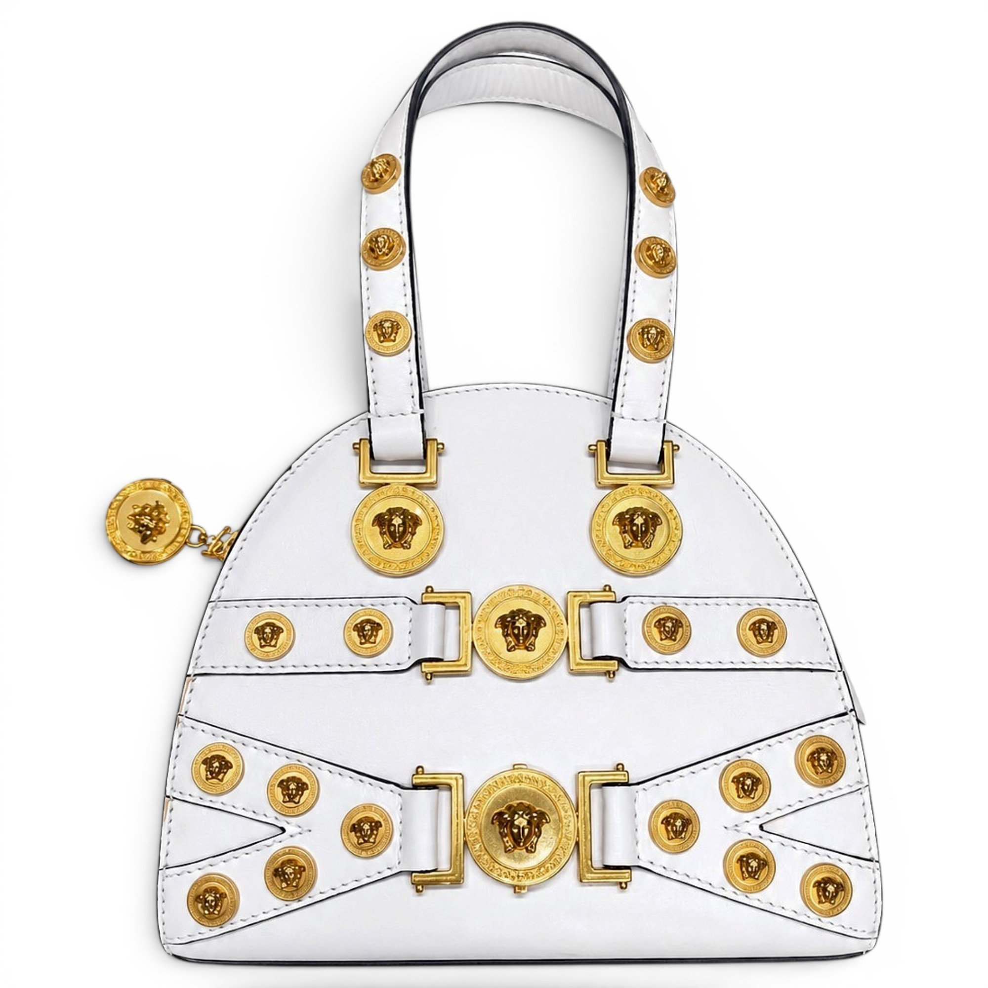 La Medusa leather handbag