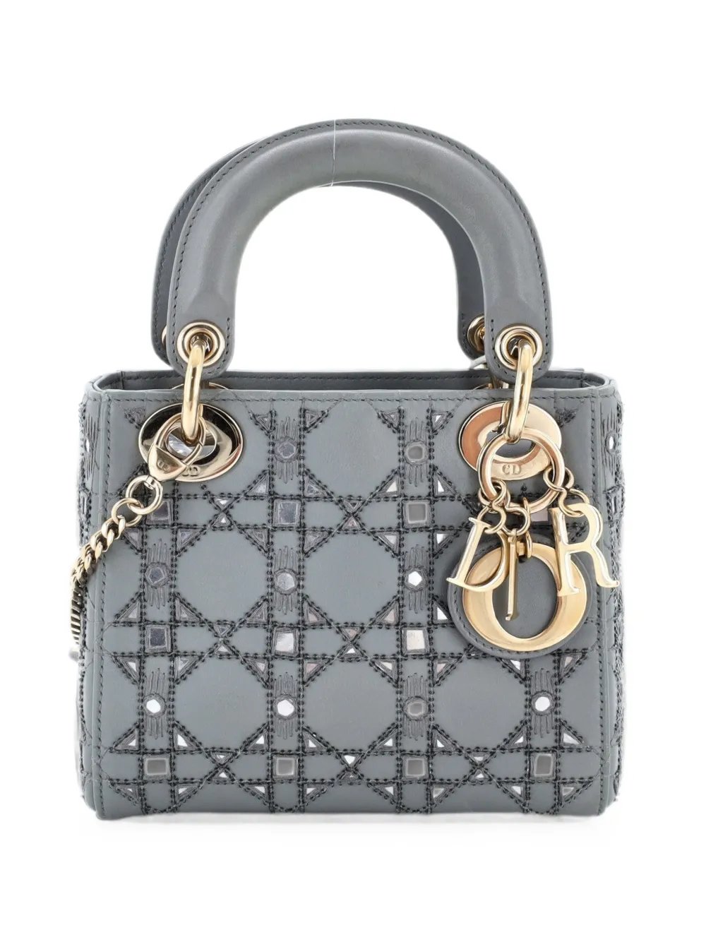 Dior Lady Dior Chain Bag Cannage Beaded Leather Mini shoulder bag