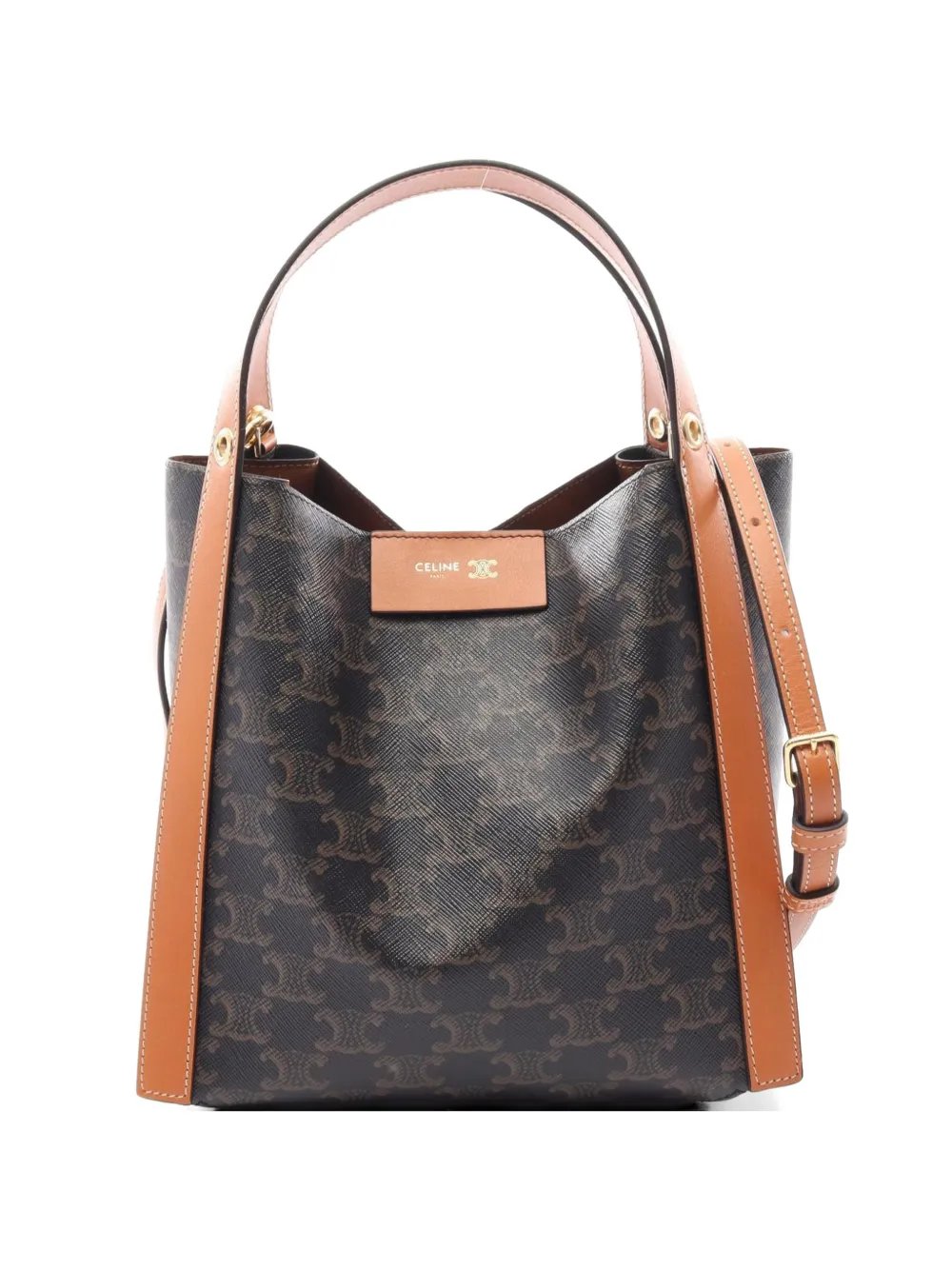 2020s Triomphe Cubo two-way handbag