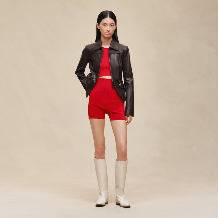 Marron Ébène Veste Équestre