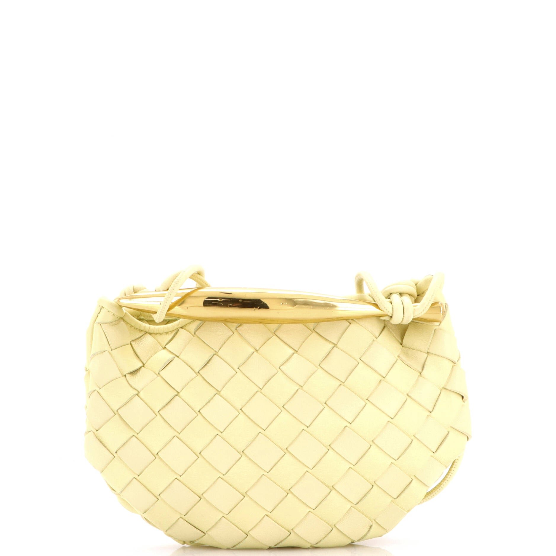 Bottega Veneta Sardine Top Handle Bag Intrecciato Nappa Mini