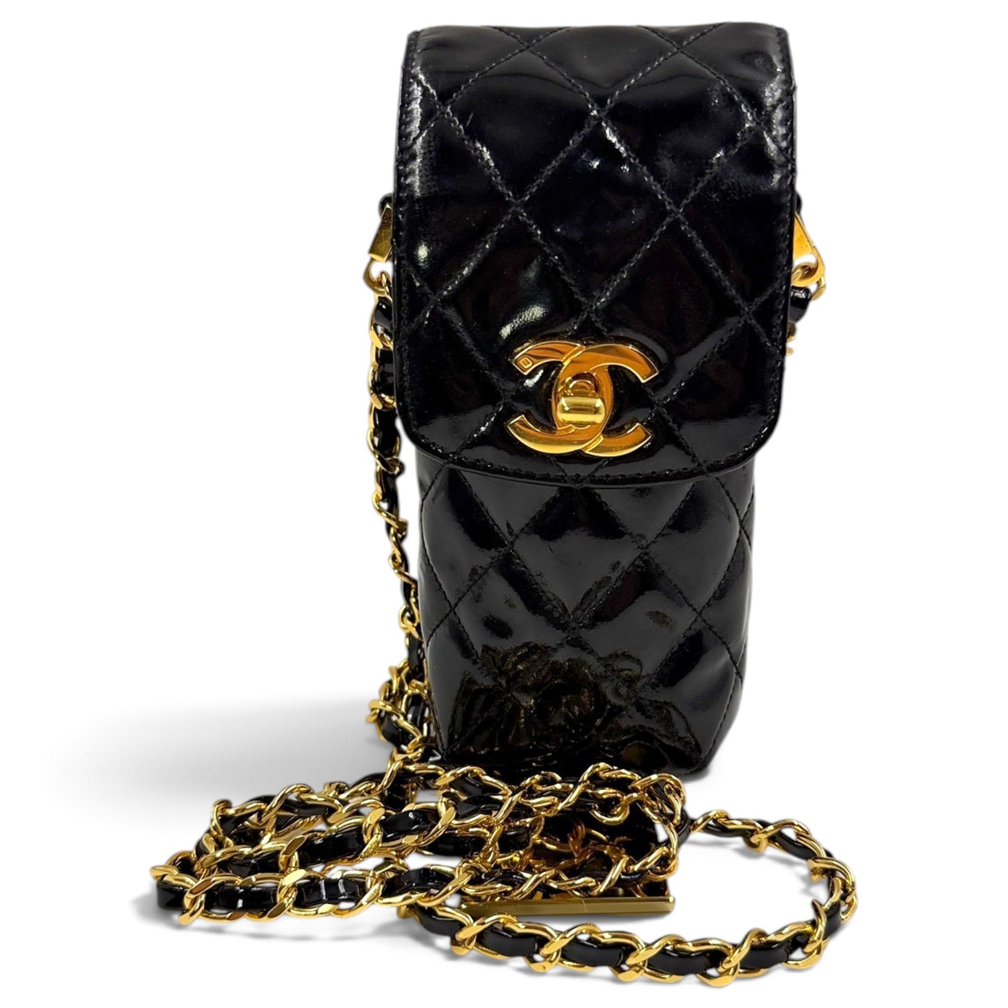 Wallet On Chain Timeless/Classique patent leather crossbody bag