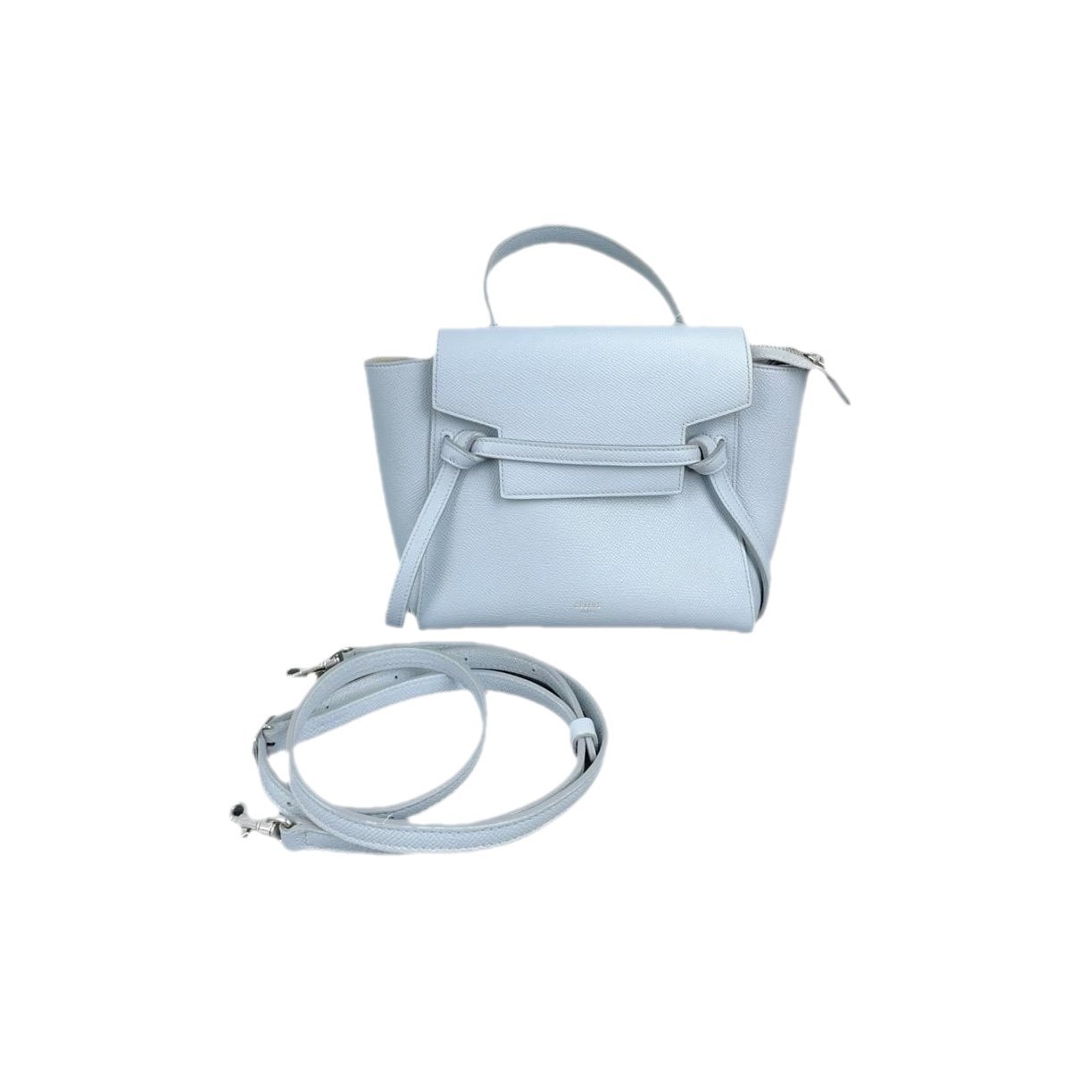 Belt leather handbag