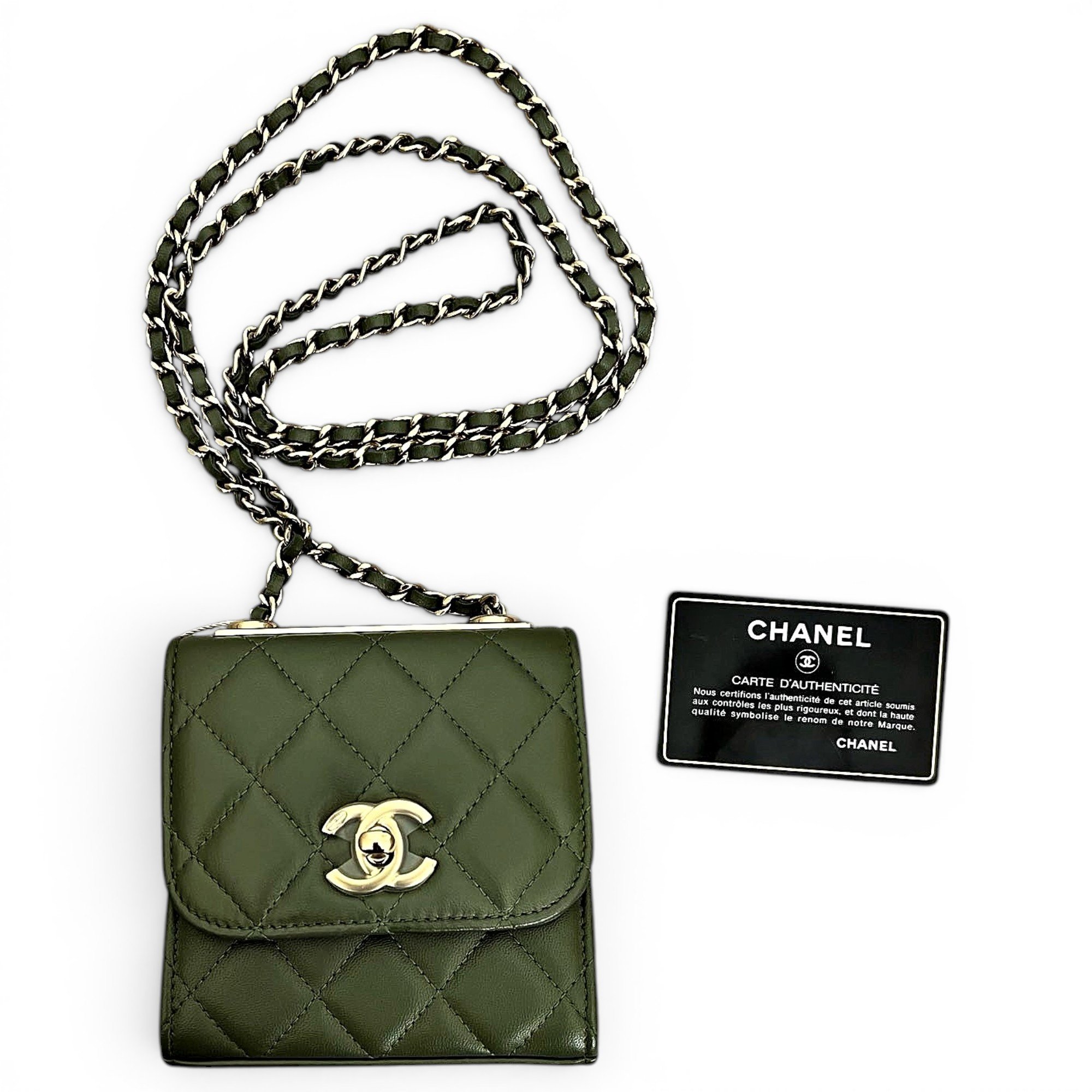 Leather mini bag