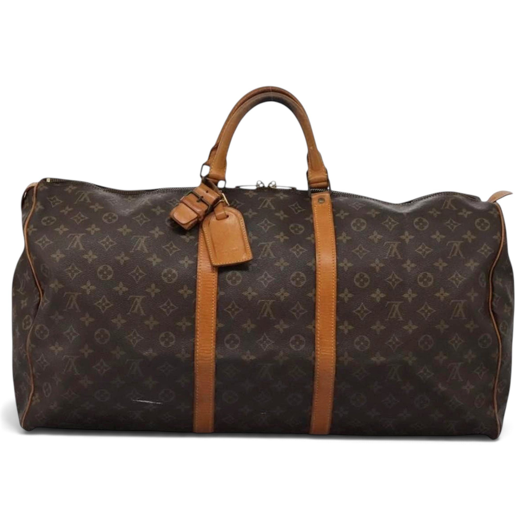 Leather bowling bag