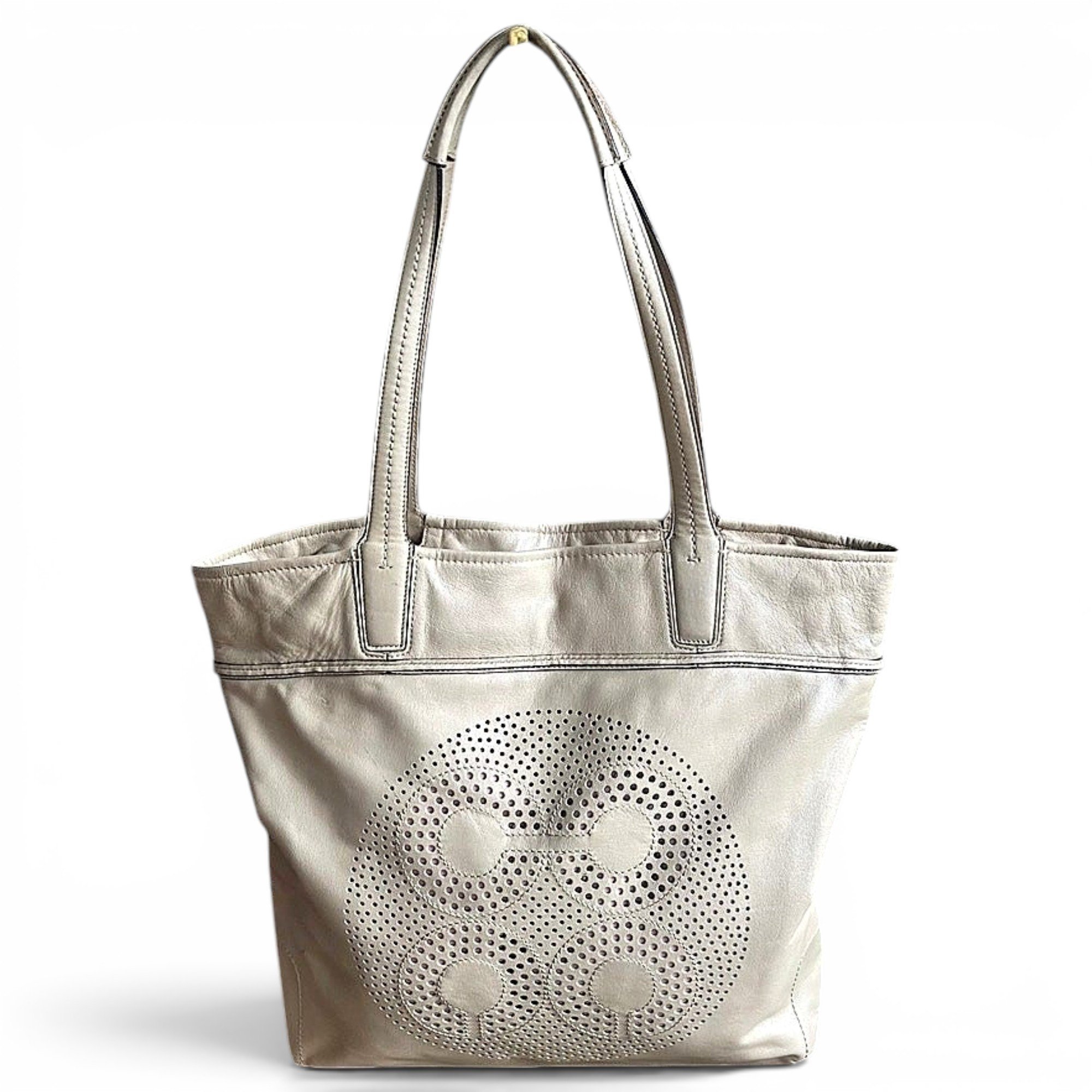 Leather tote