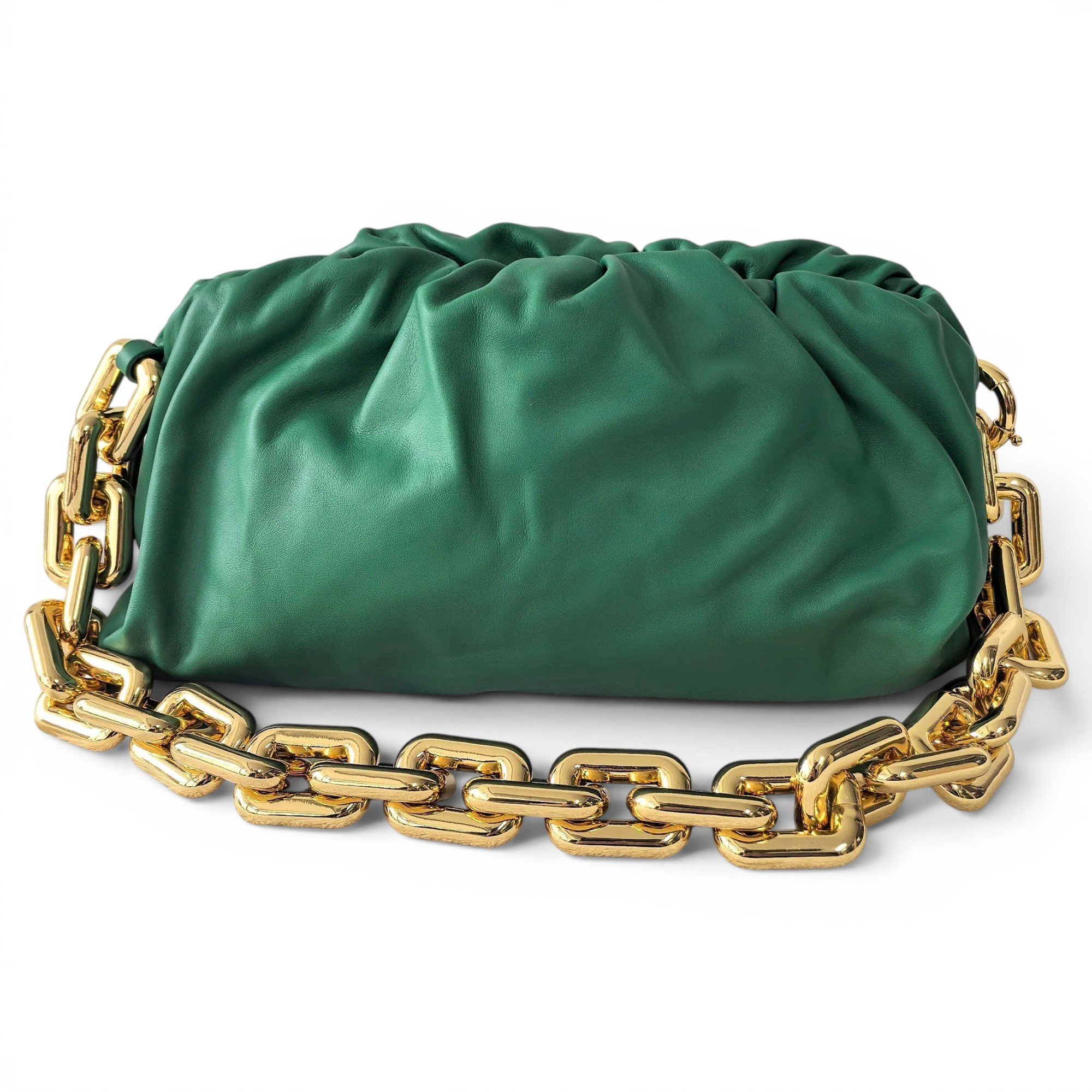 Chain Pouch leather handbag