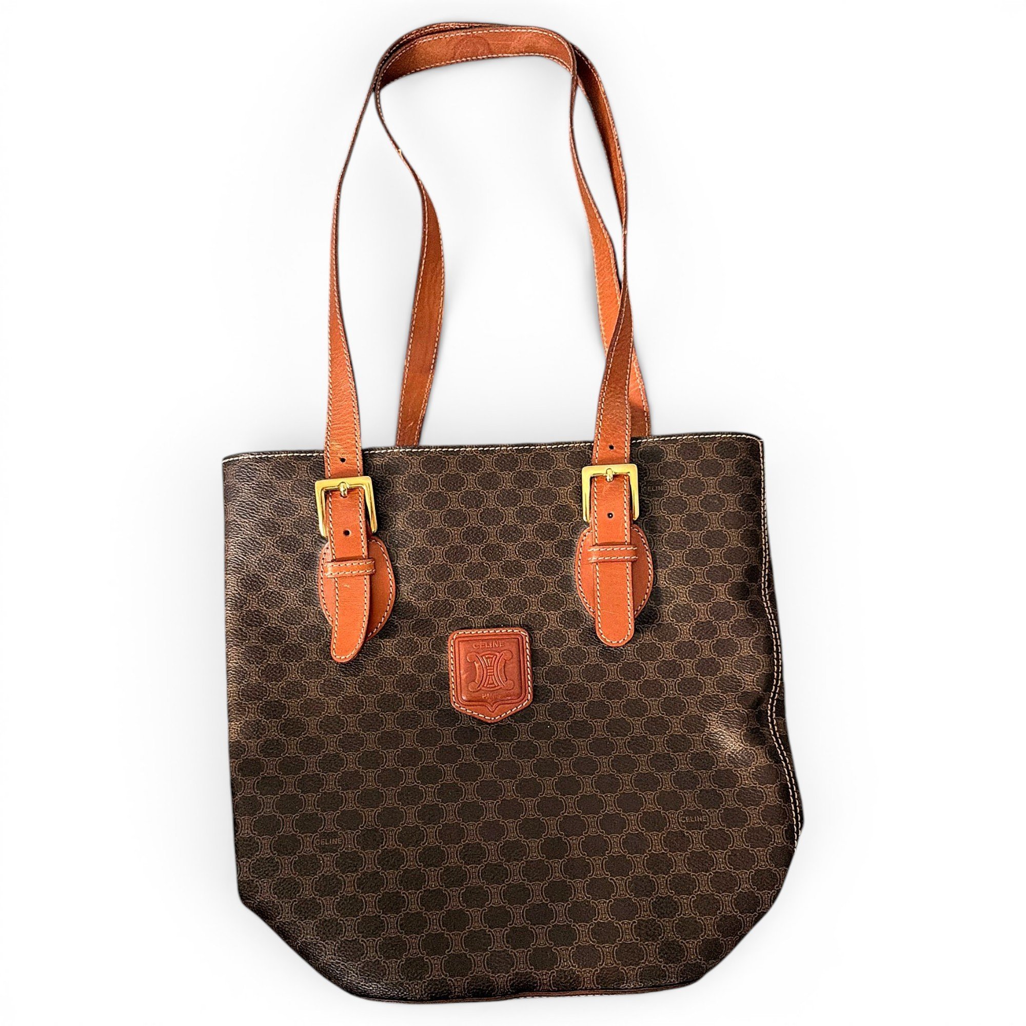 Leather tote