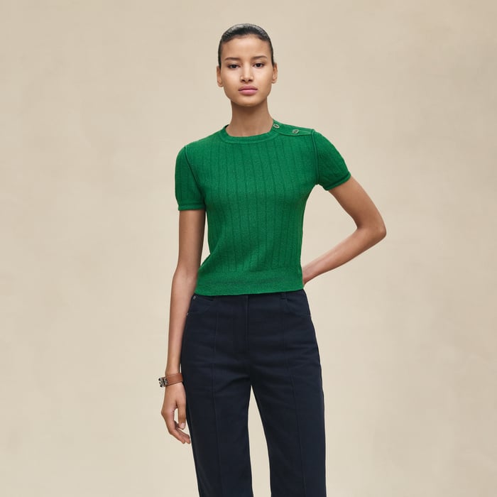 Vert Cabane Short-sleeve Sweater