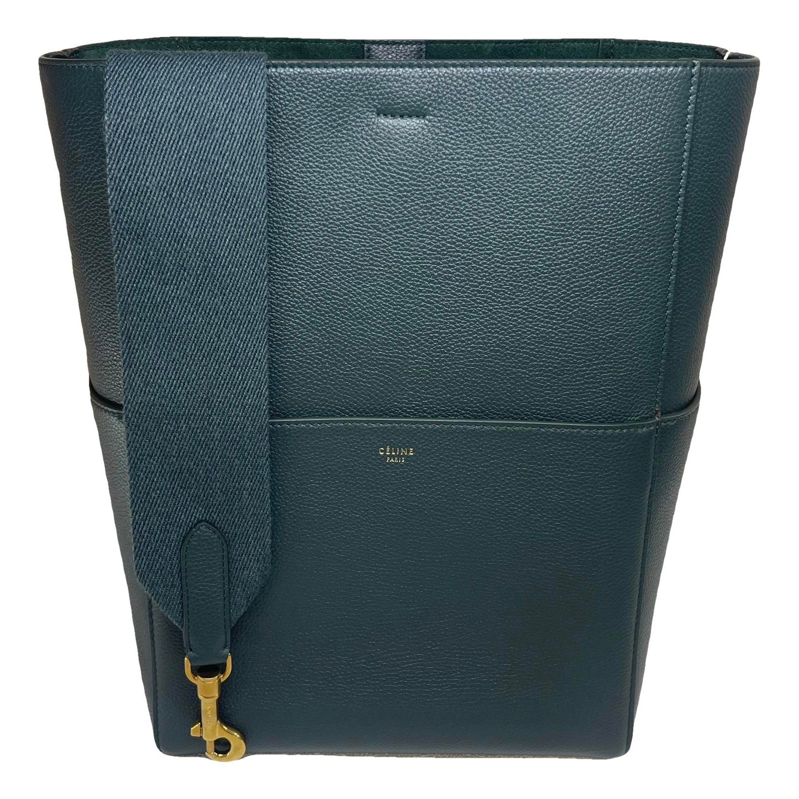 Seau Sangle leather handbag