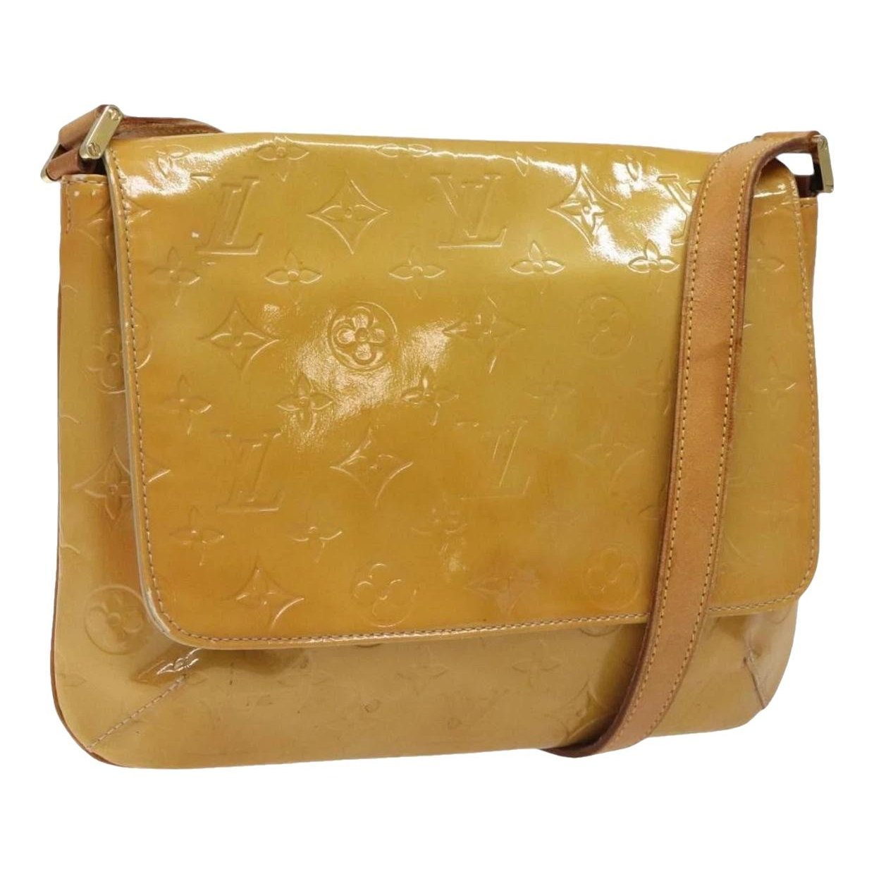 Patent leather handbag