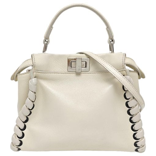 Peekaboo leather handbag