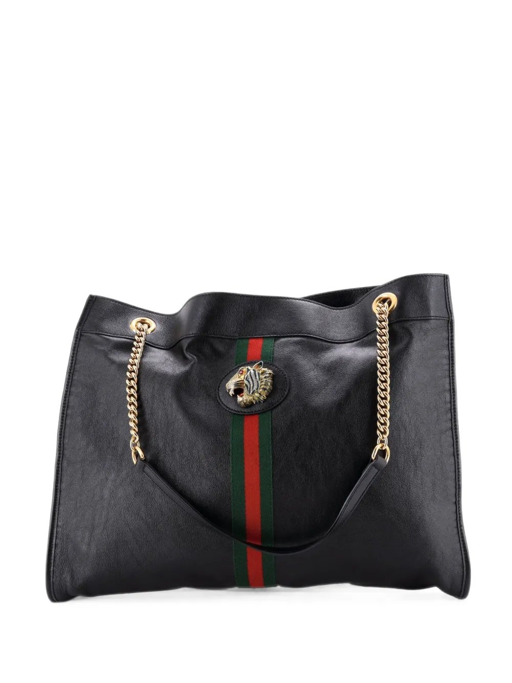 Rajah Chain Leather Large tote bag