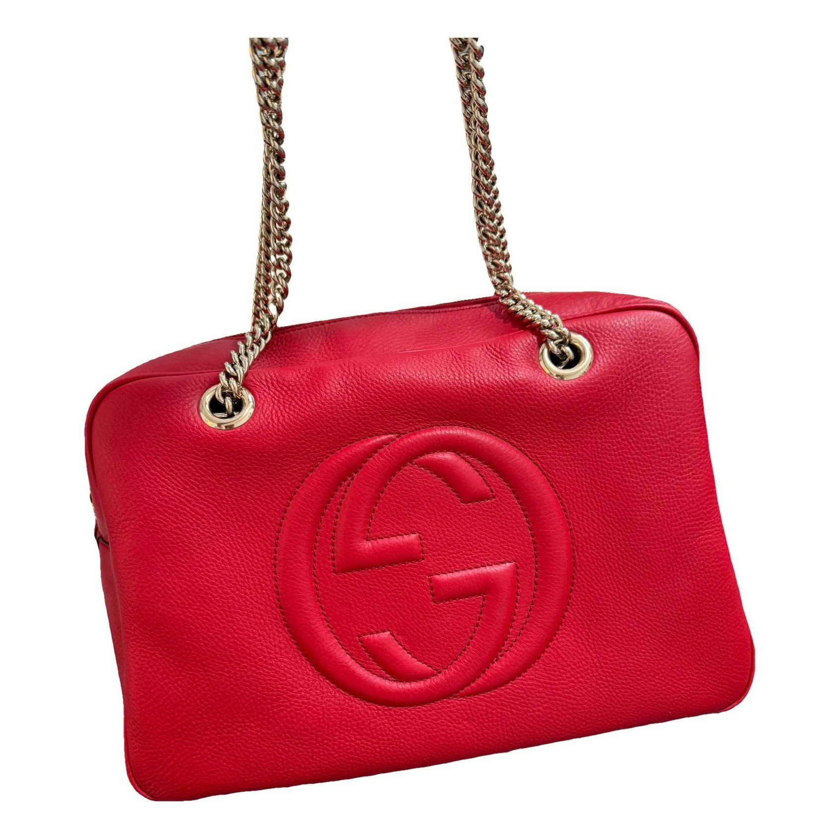 Soho Double Chain leather handbag