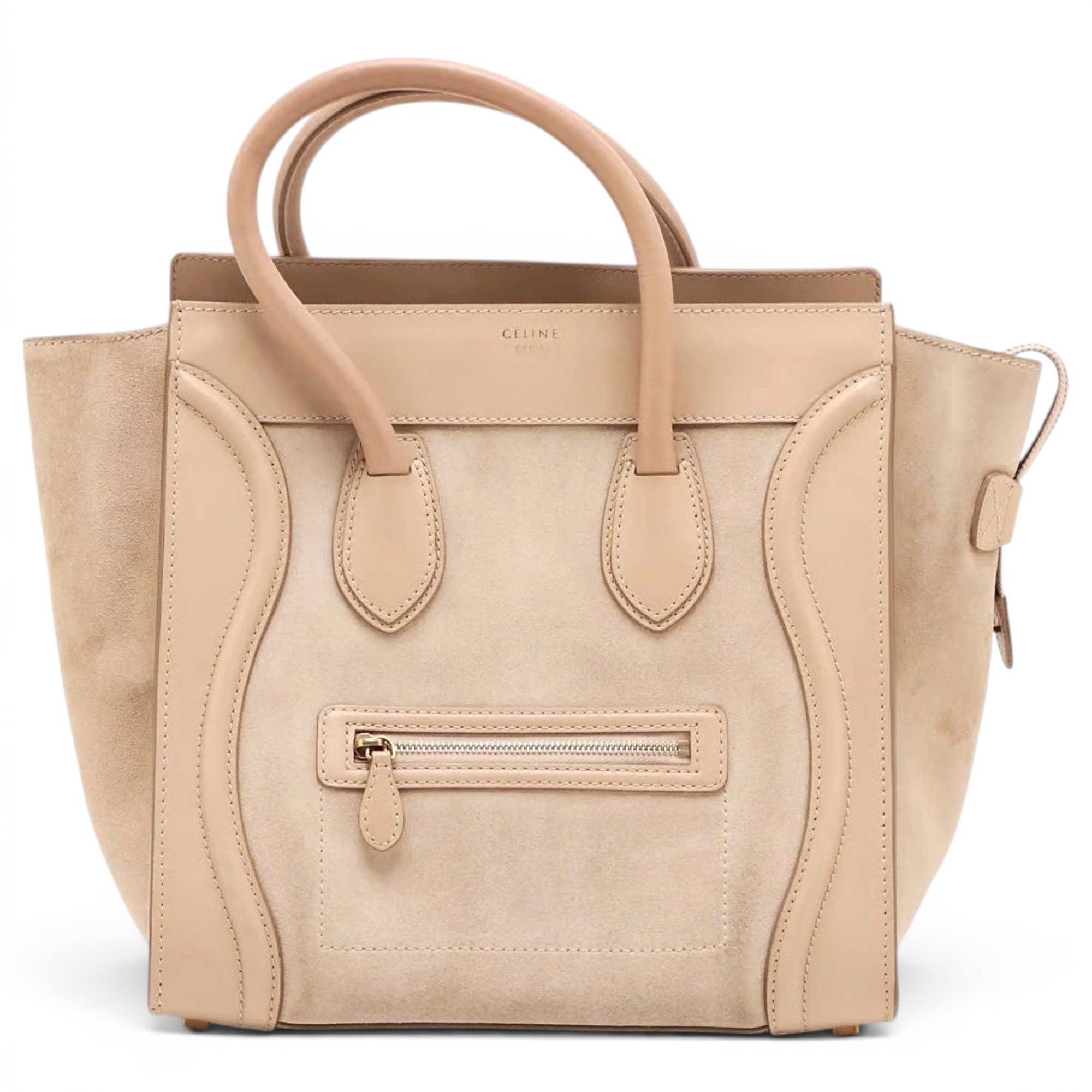 Luggage leather handbag