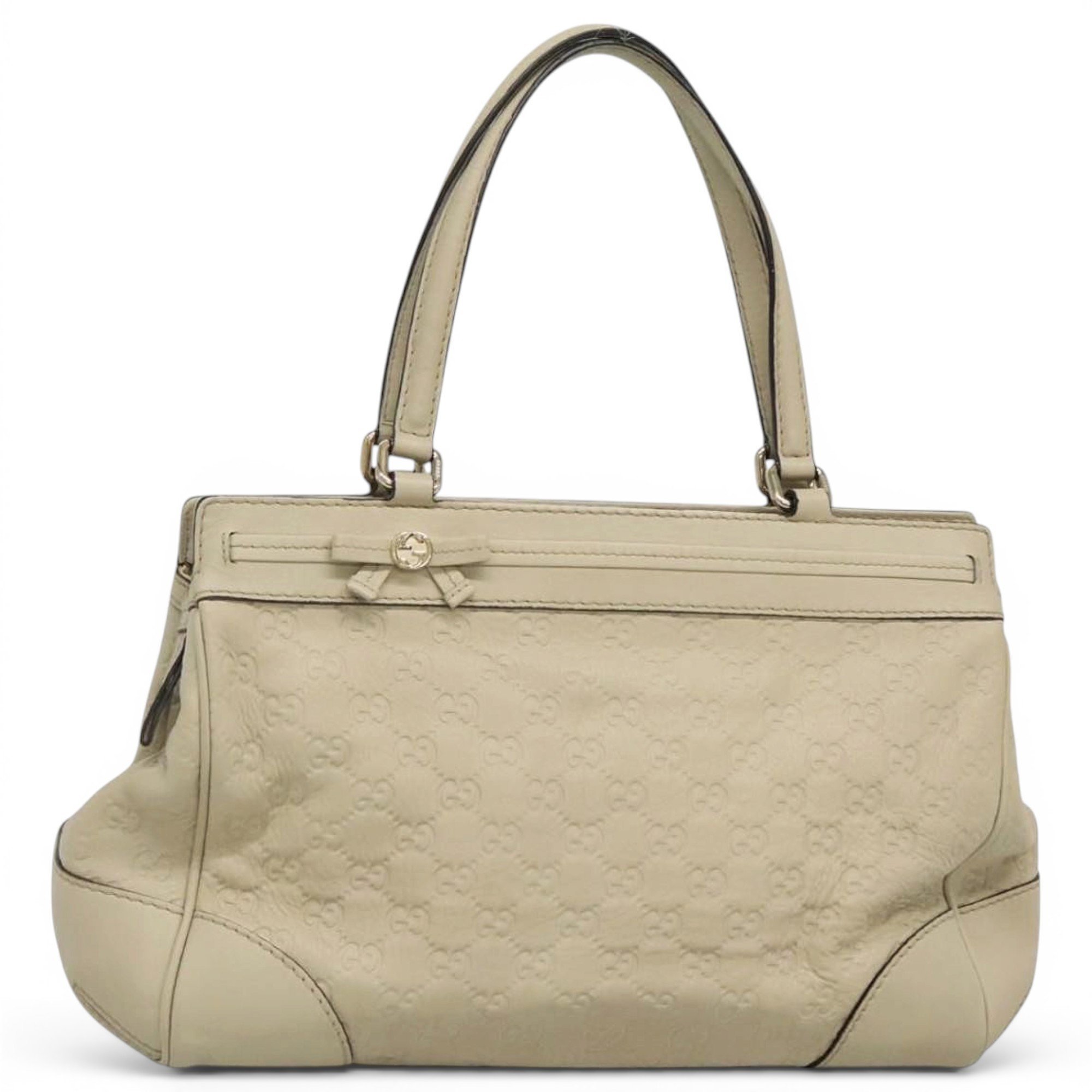 Leather tote