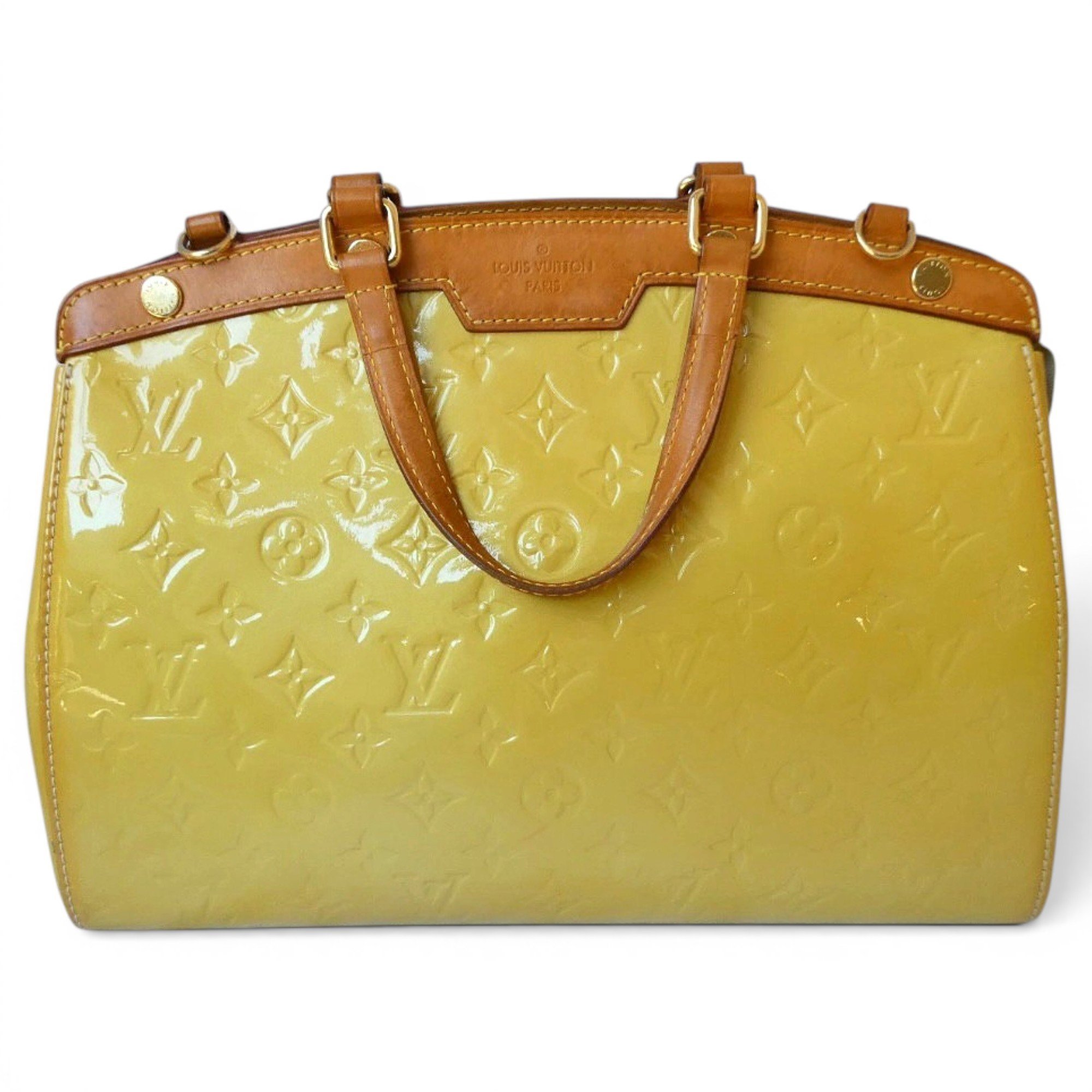 Bréa patent leather handbag