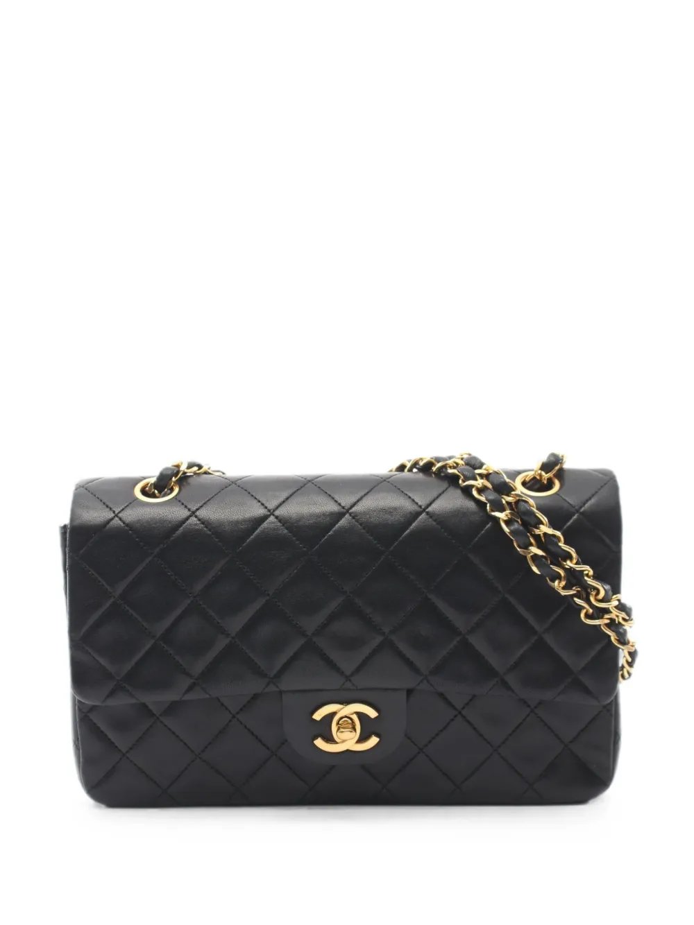 1986-1988 matelassé double flap shoulder bag