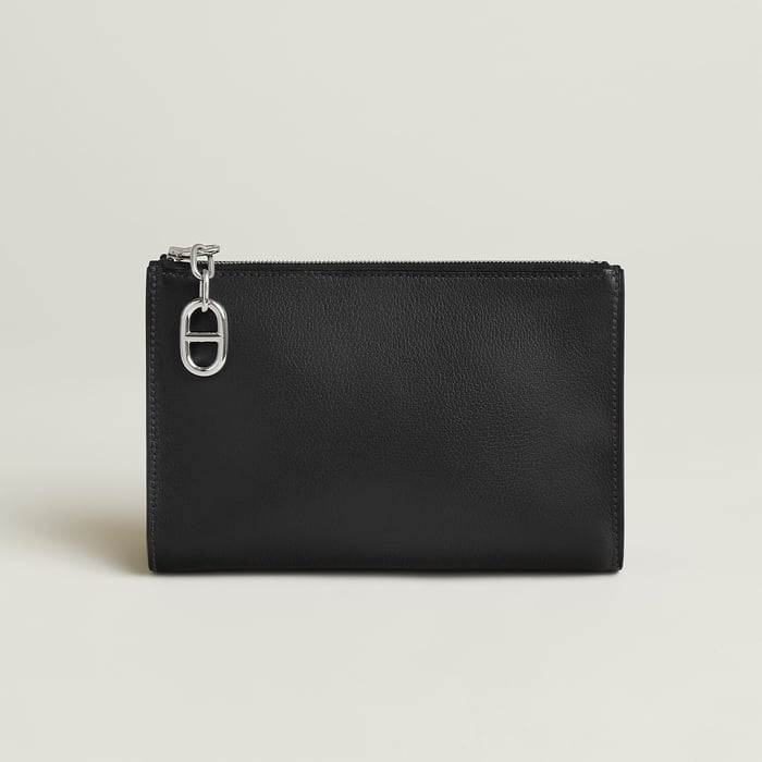 Noir Zipengo Chaine d'Ancre PM Pouch