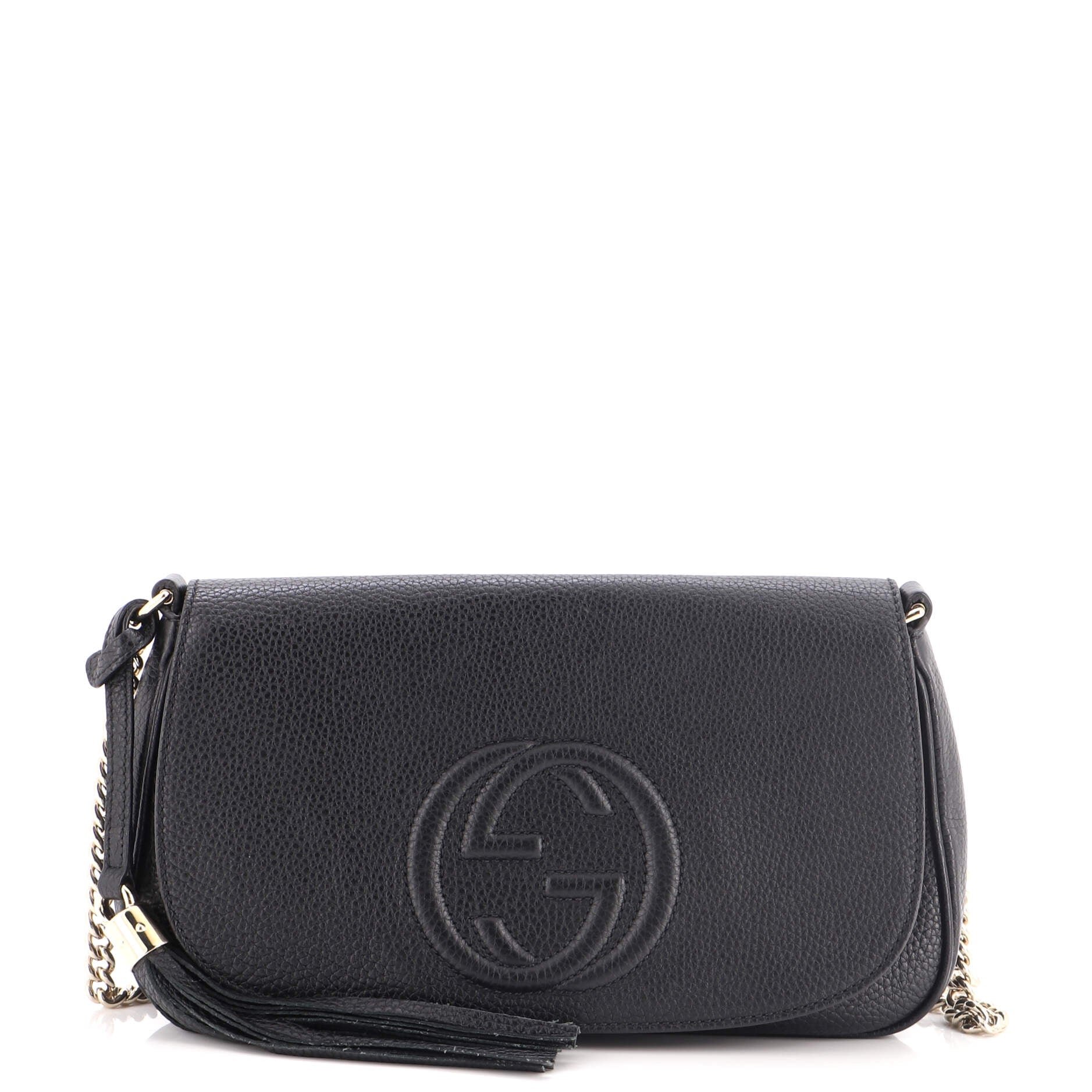 Soho Chain Crossbody Bag Leather Medium