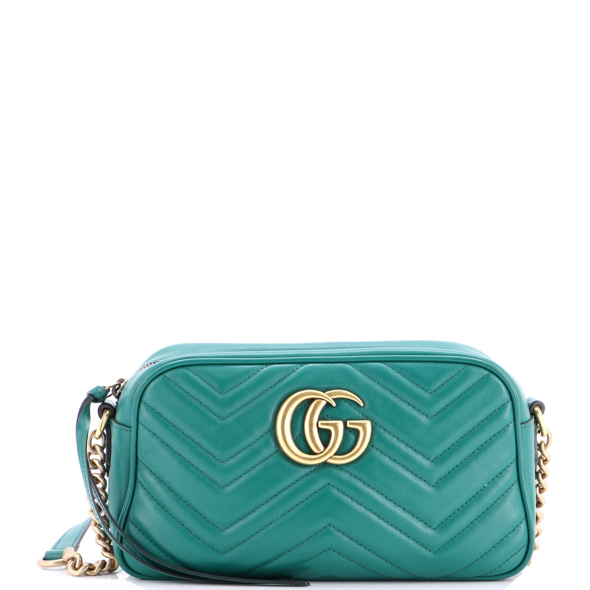 Gucci GG Marmont Shoulder Bag Matelasse Leather Small