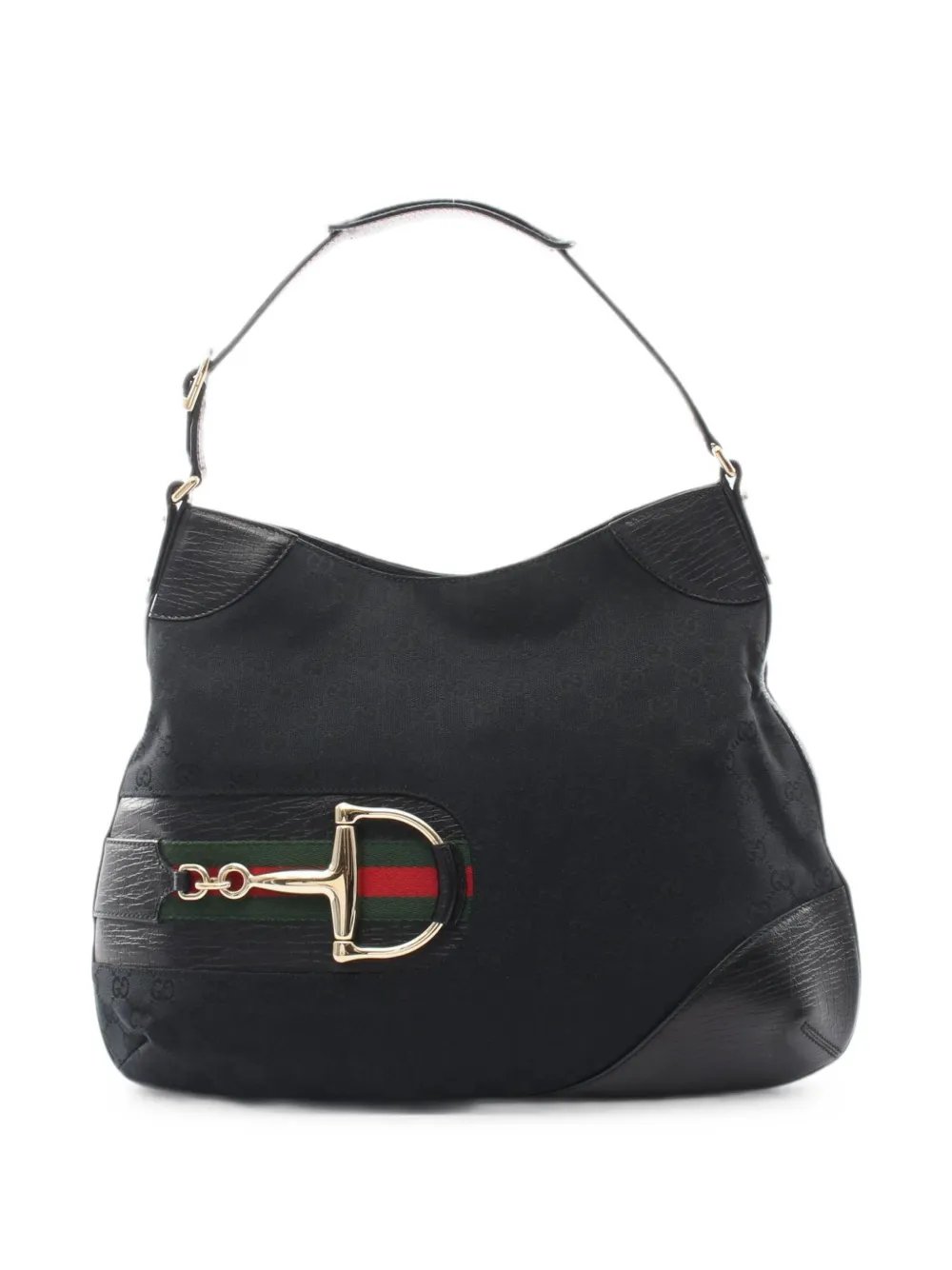 Horsebit GG canvas shoulder bag