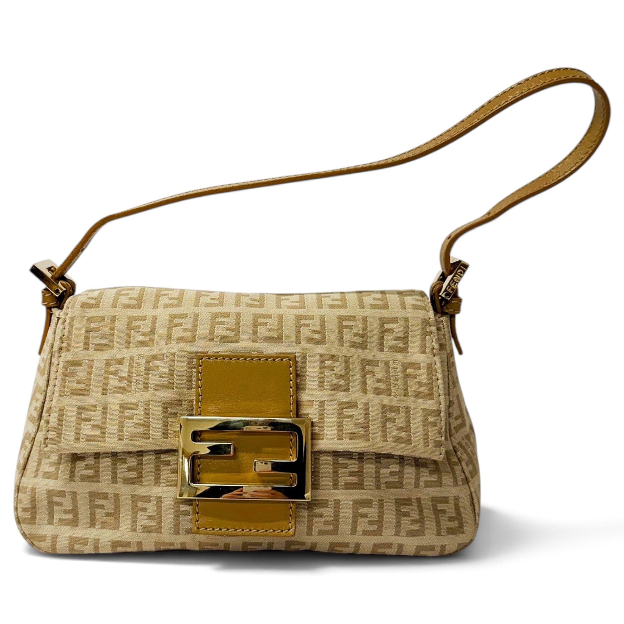 Baguette leather handbag