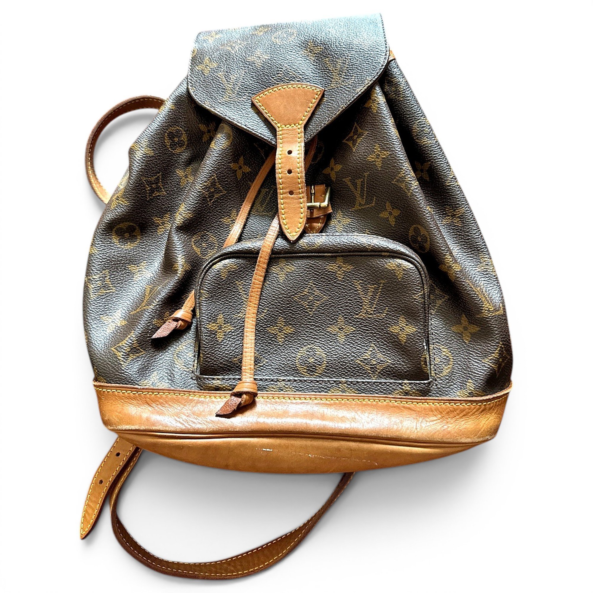 Louis Vuitton Montsouris Vintage leather backpack