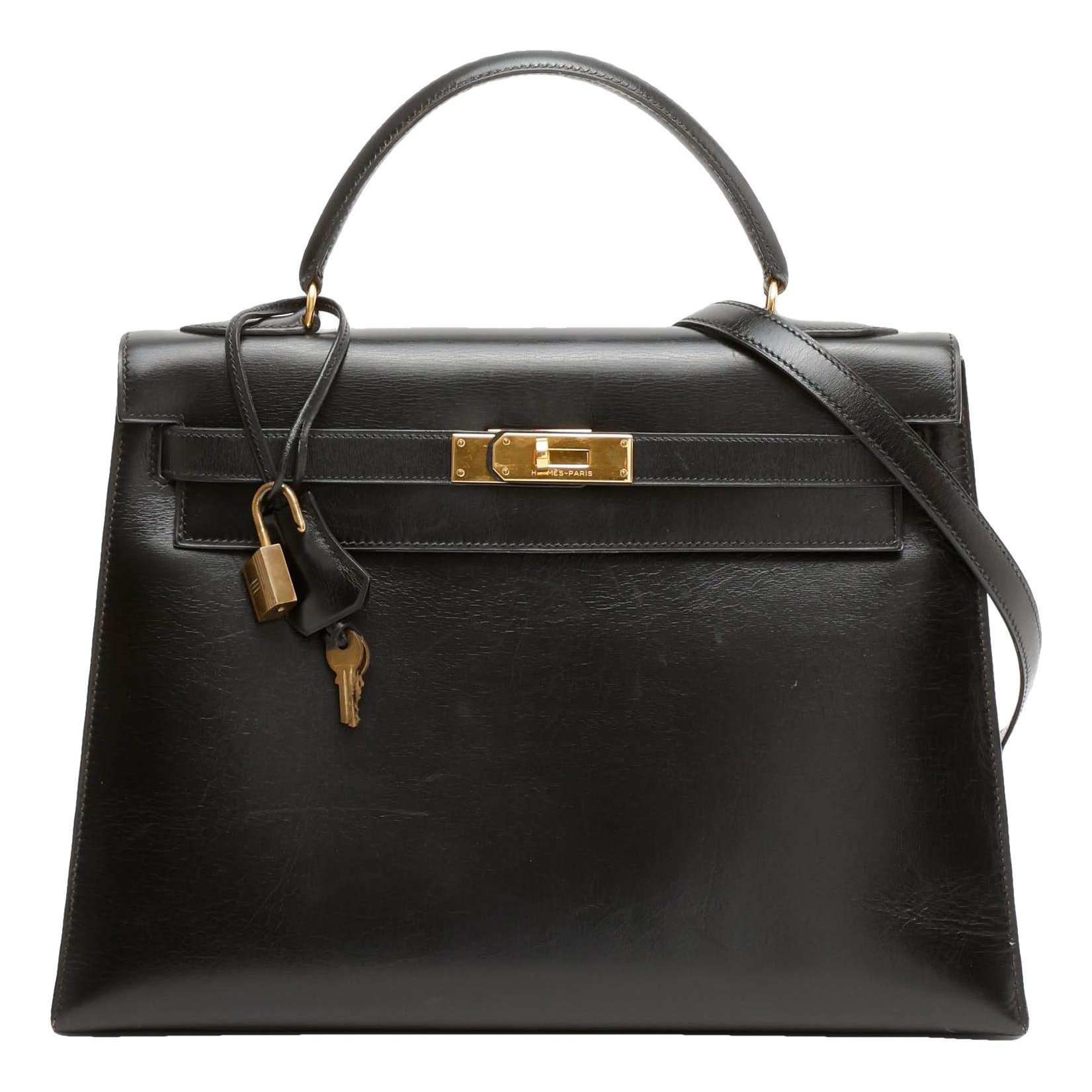 Kelly 32 leather handbag