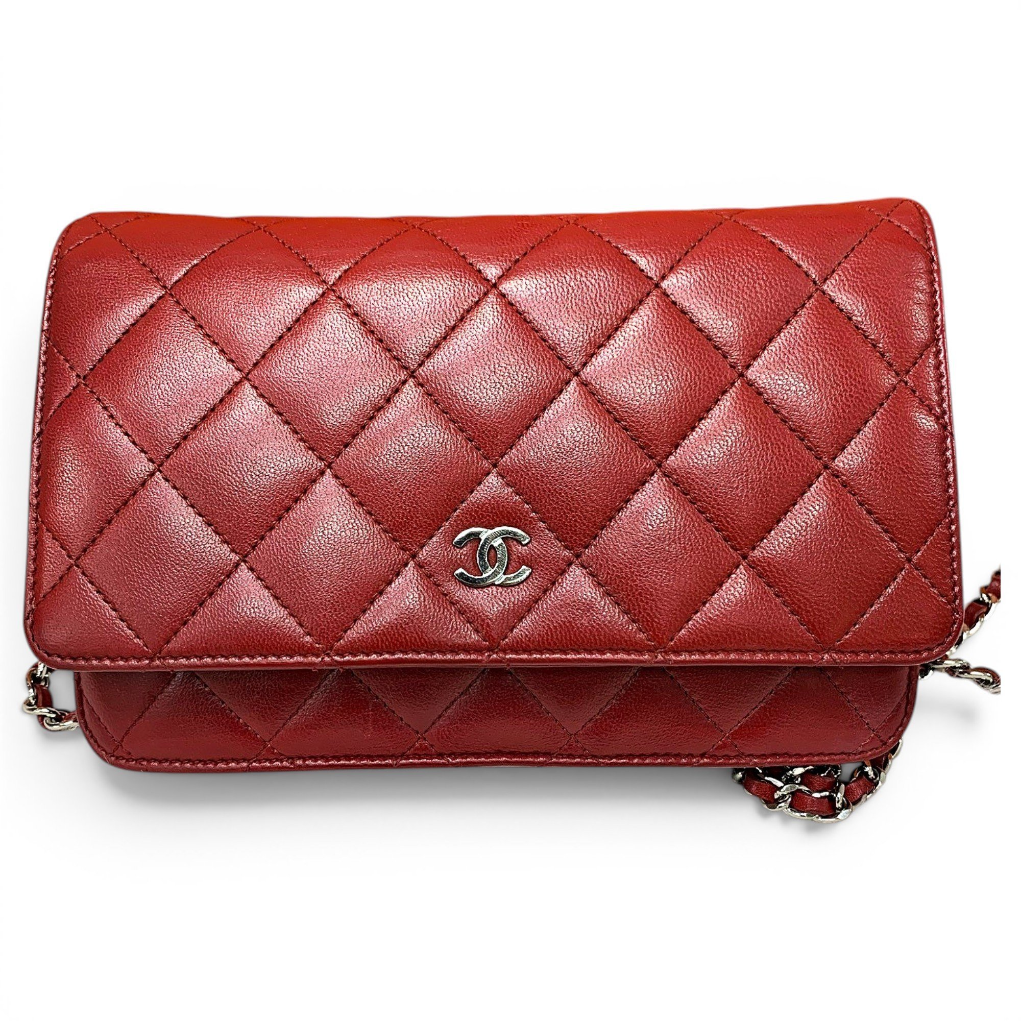 Wallet On Chain Timeless/Classique leather crossbody bag