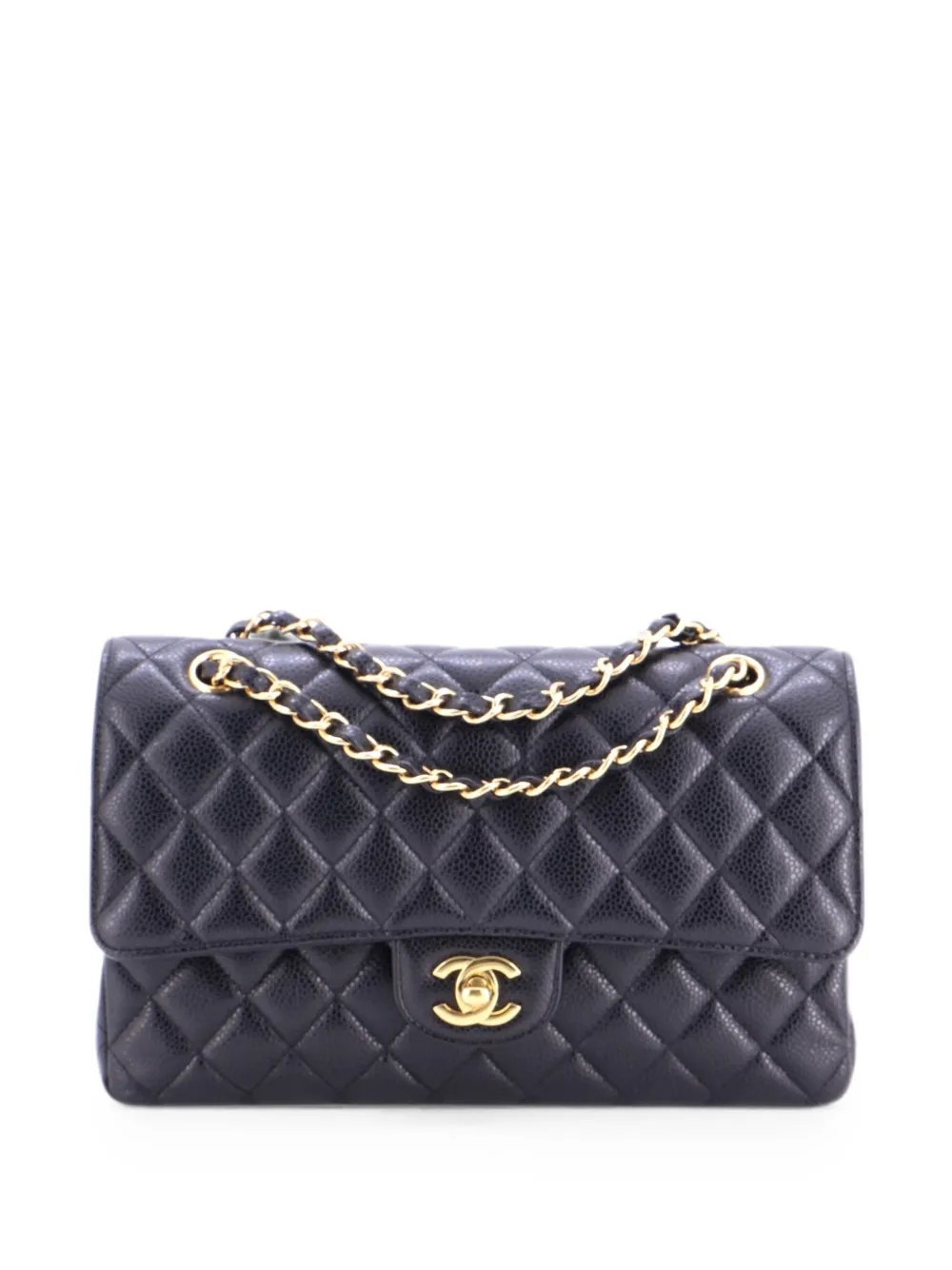 Classic Double Flap Bag Quilted Caviar Medium shoulder bag