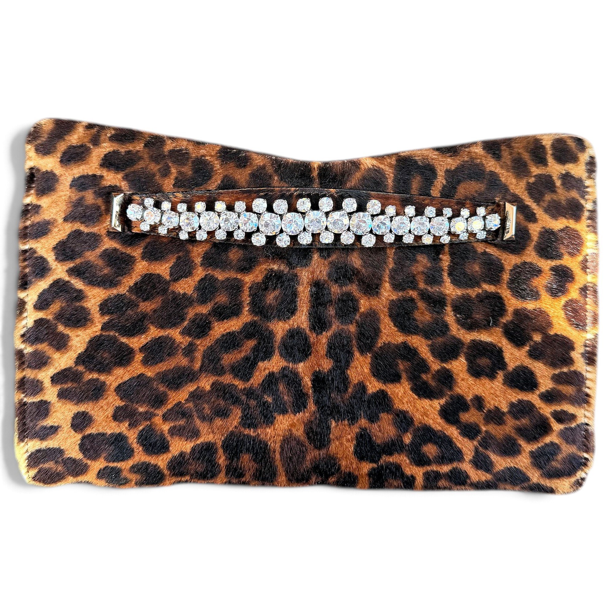 Celeste pony-style calfskin clutch bag