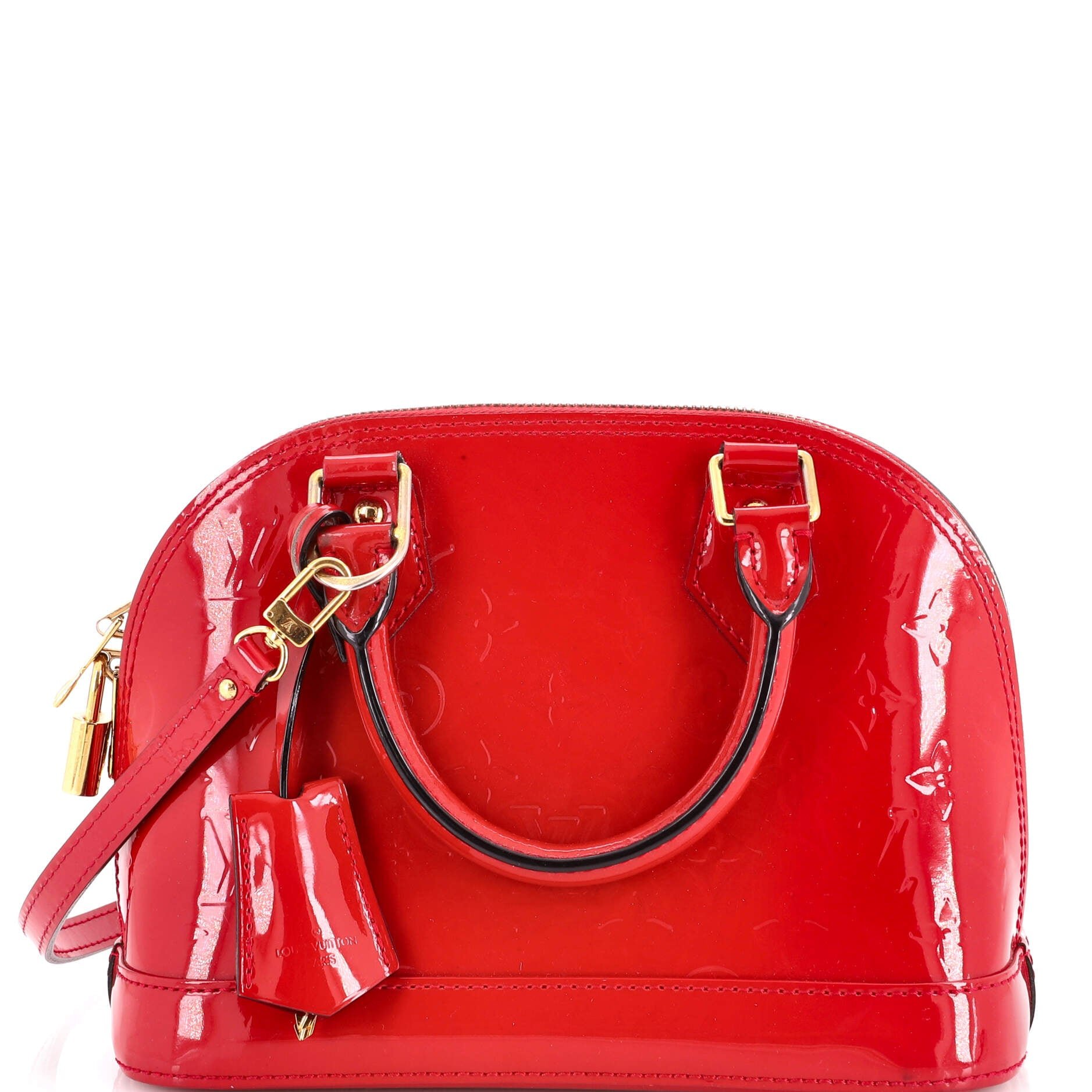 Alma Handbag Monogram Vernis BB