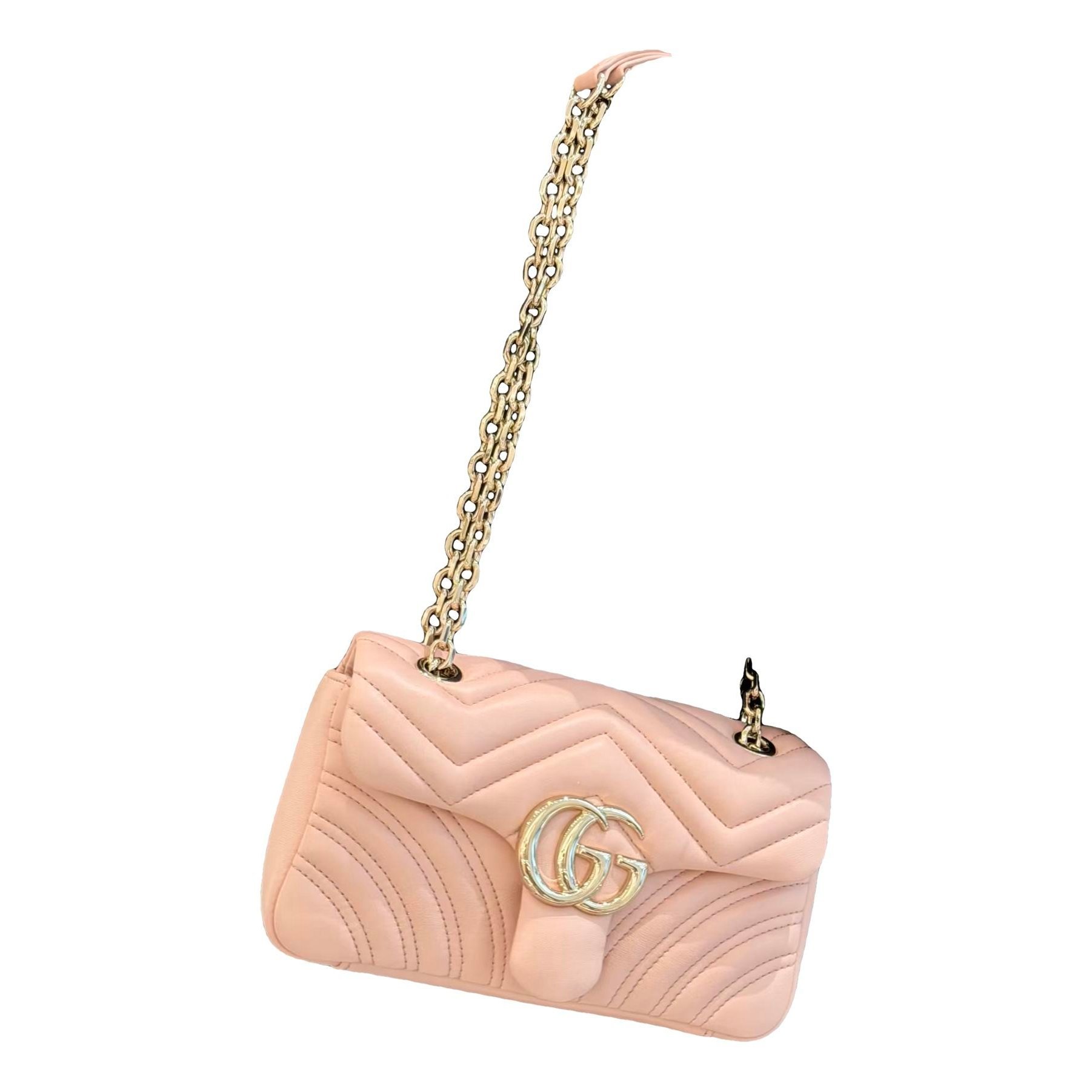 GG Marmont Flap leather crossbody bag