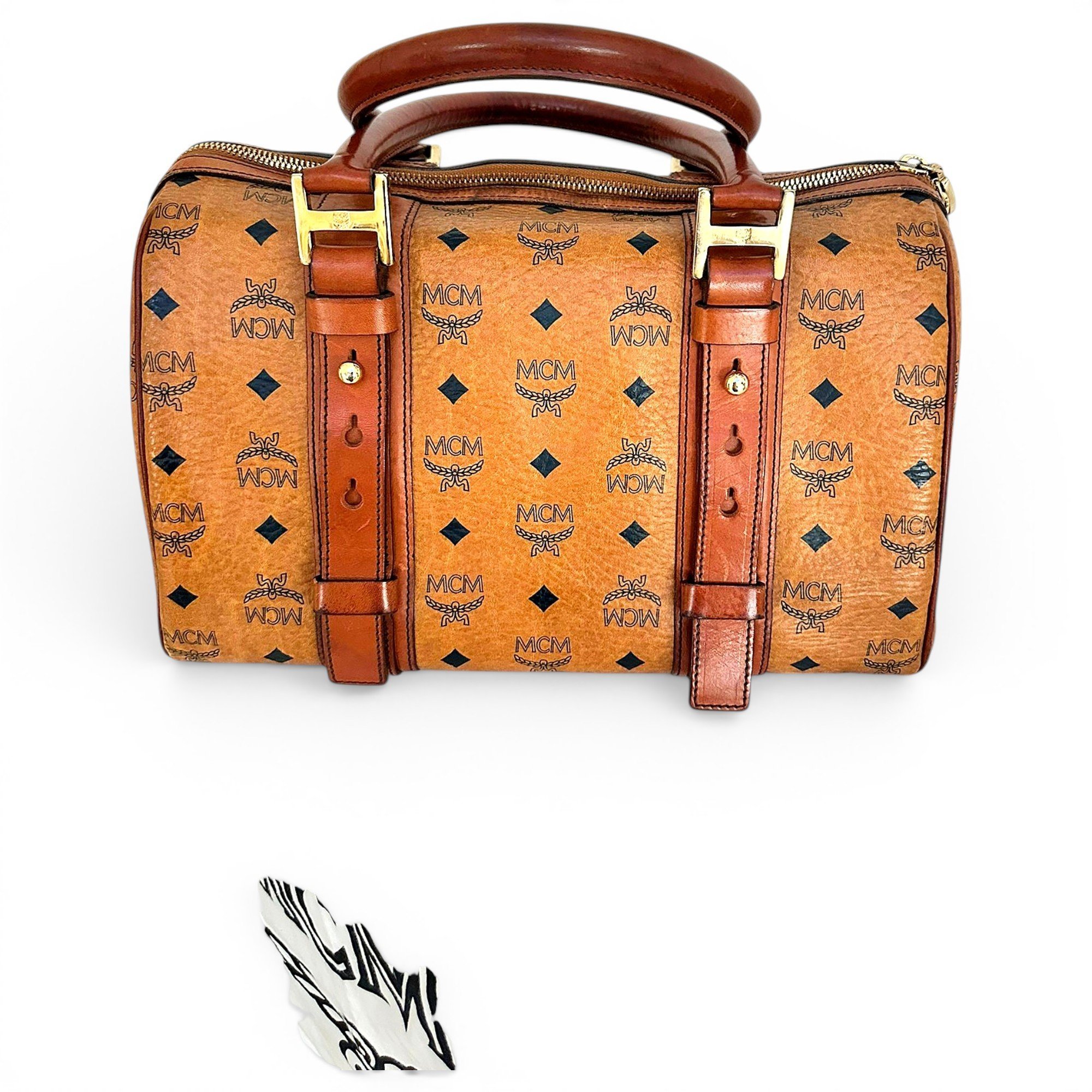 Boston cloth handbag
